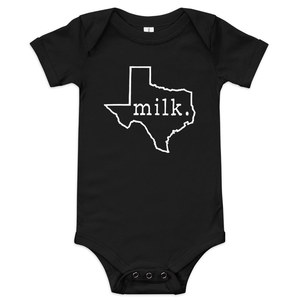Texas Milk. Baby Short Sleeve Onesie
