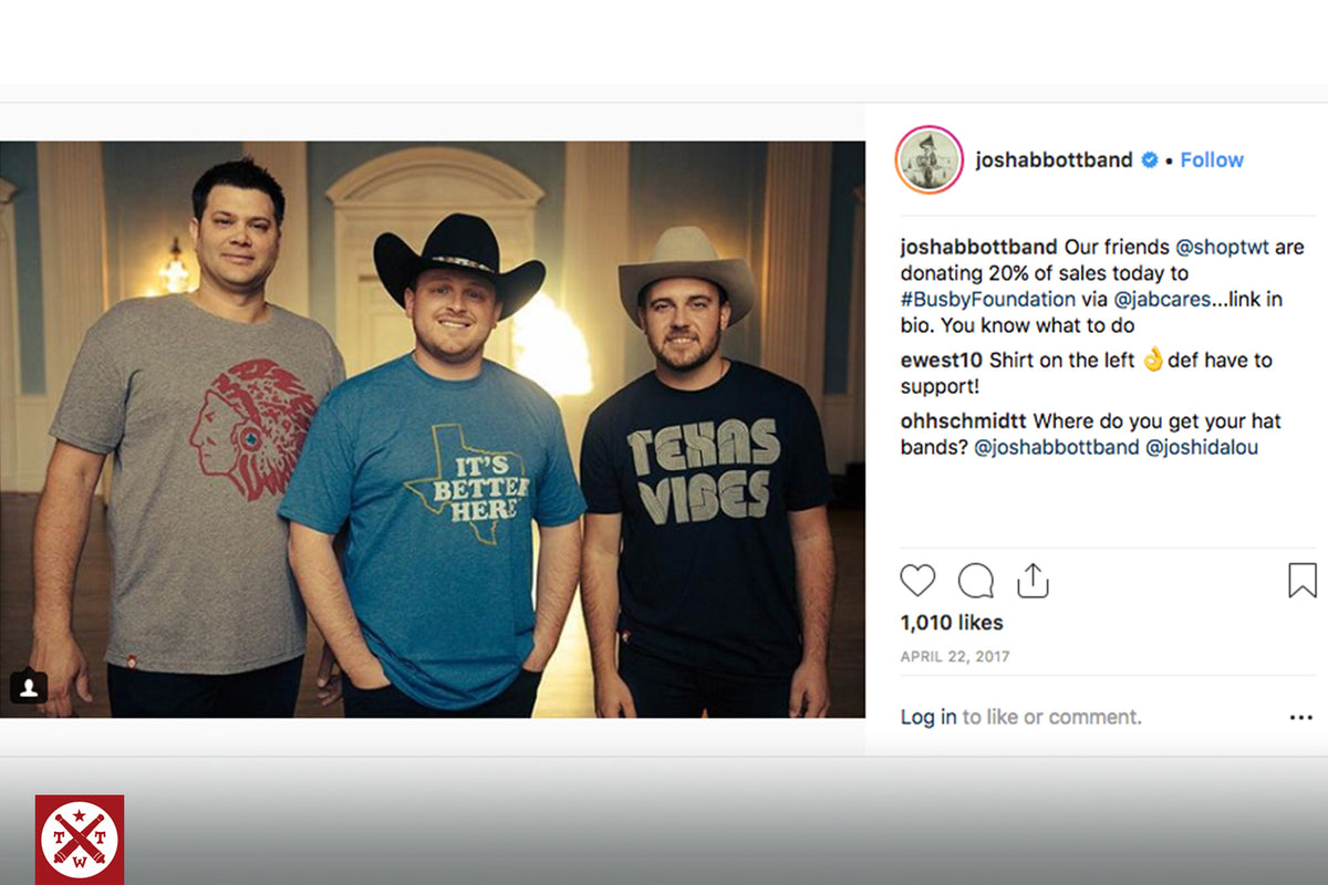 TWT teams up with Josh Abbott Band