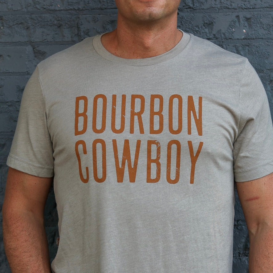 Bourbon Cowboy Stone T-Shirt