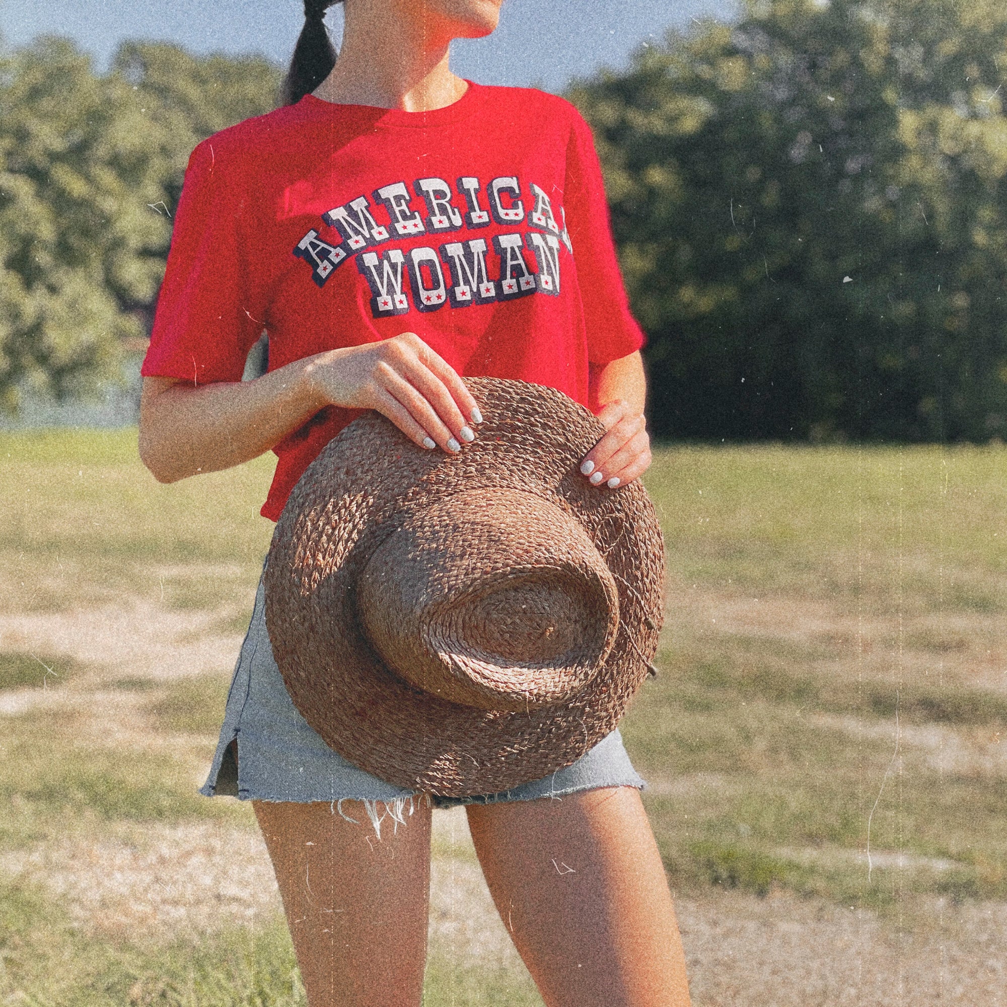 American Woman Red T-Shirt