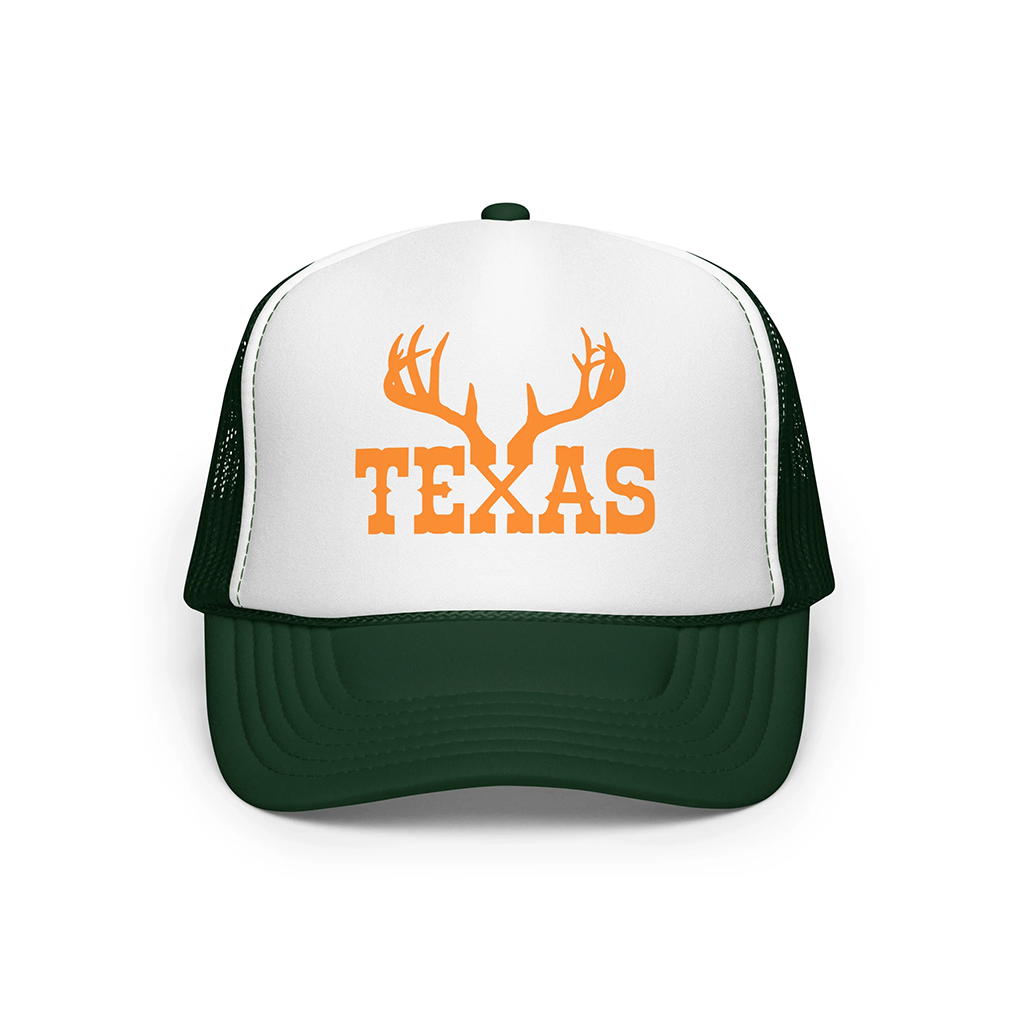 Antlers Texas Foam Trucker Hat (4 Colors)