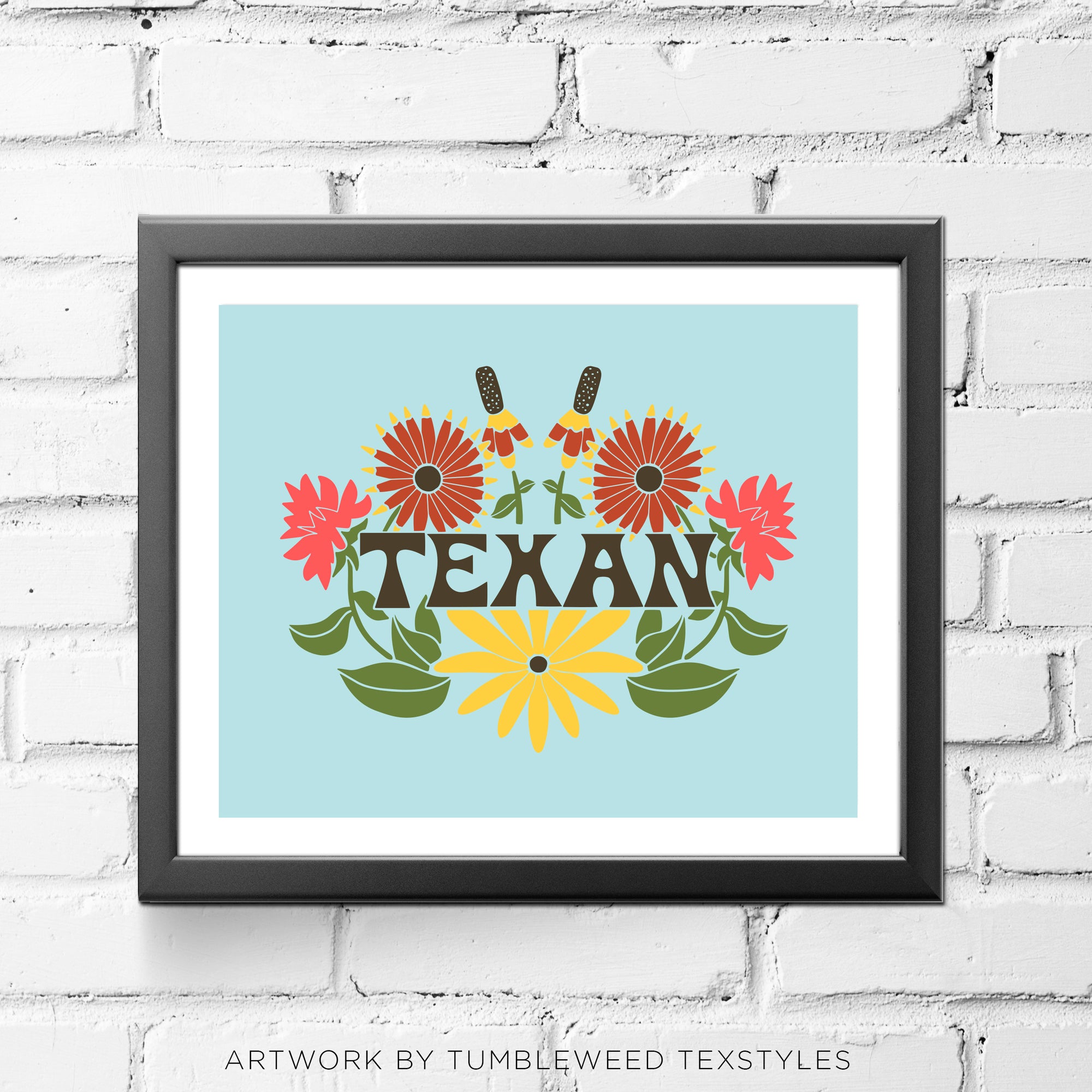 Texan Wildflower Artwork
