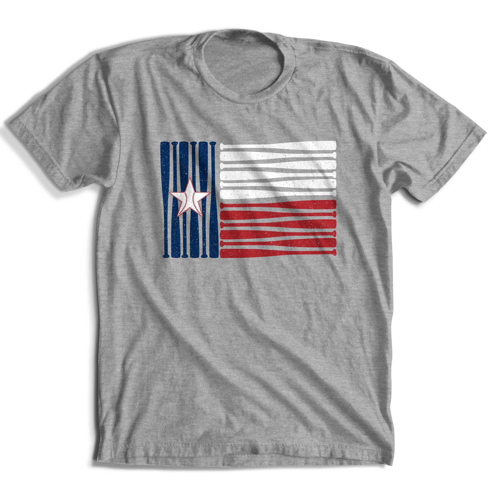 Baseball Bat Texas T-Shirt (2 Colors)