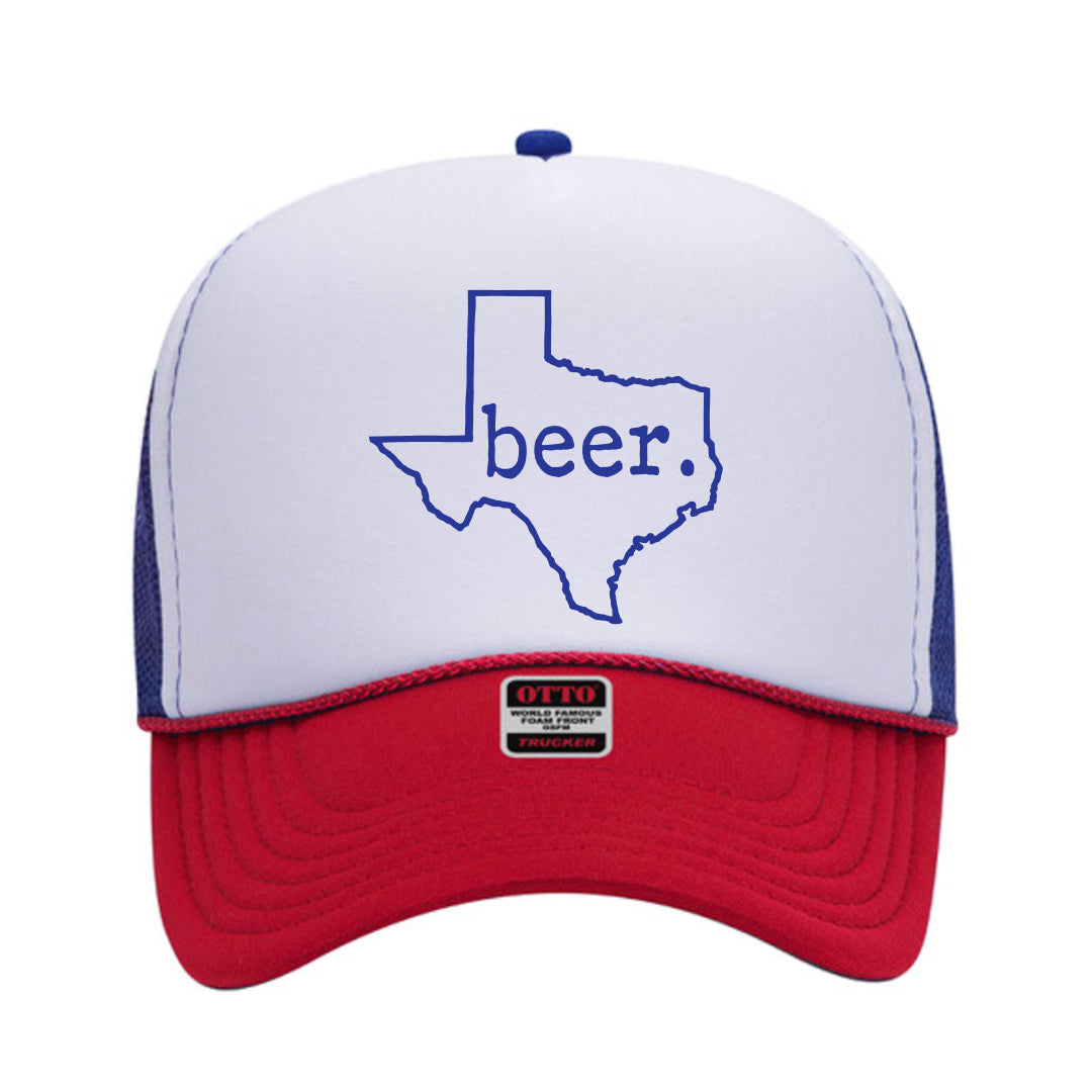 Beer. Hat (Red/White/Blue)
