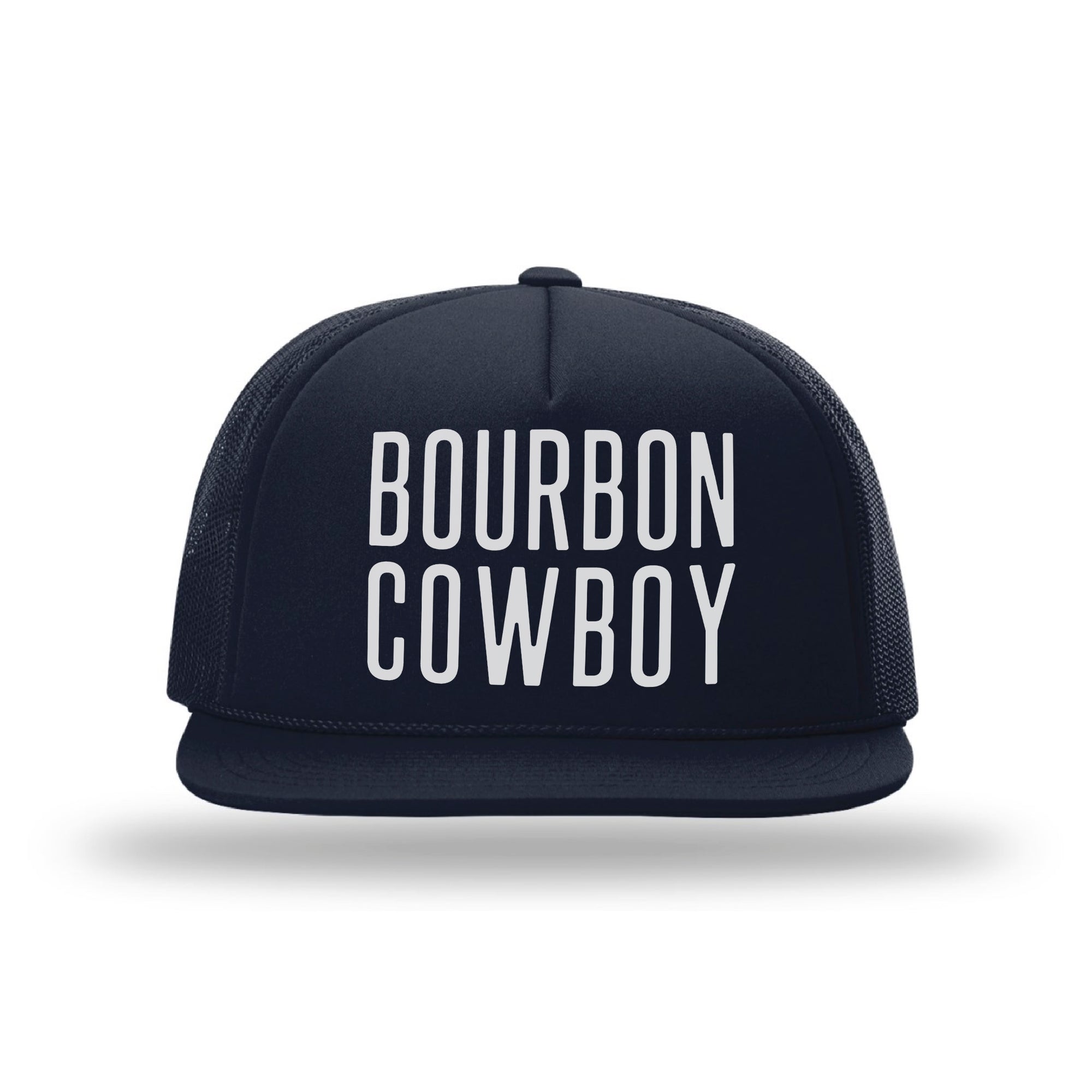 Bourbon Cowboy Foam Flat Bill Trucker (2 Colors)