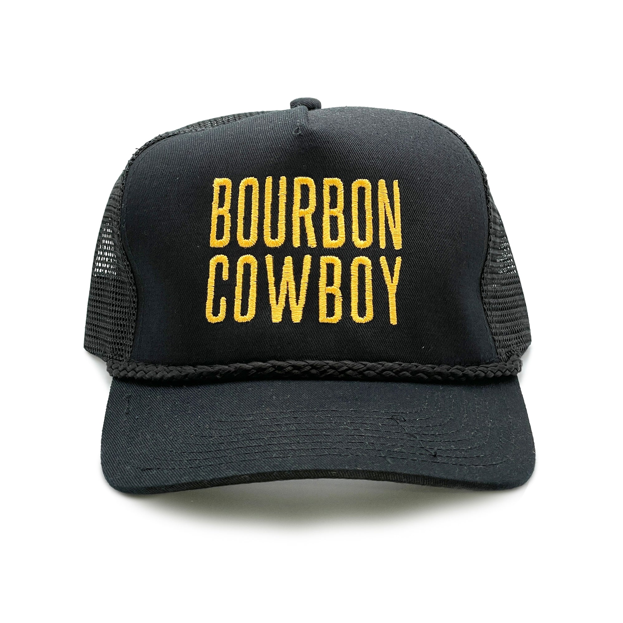 Bourbon Cowboy Rope Trucker Hat