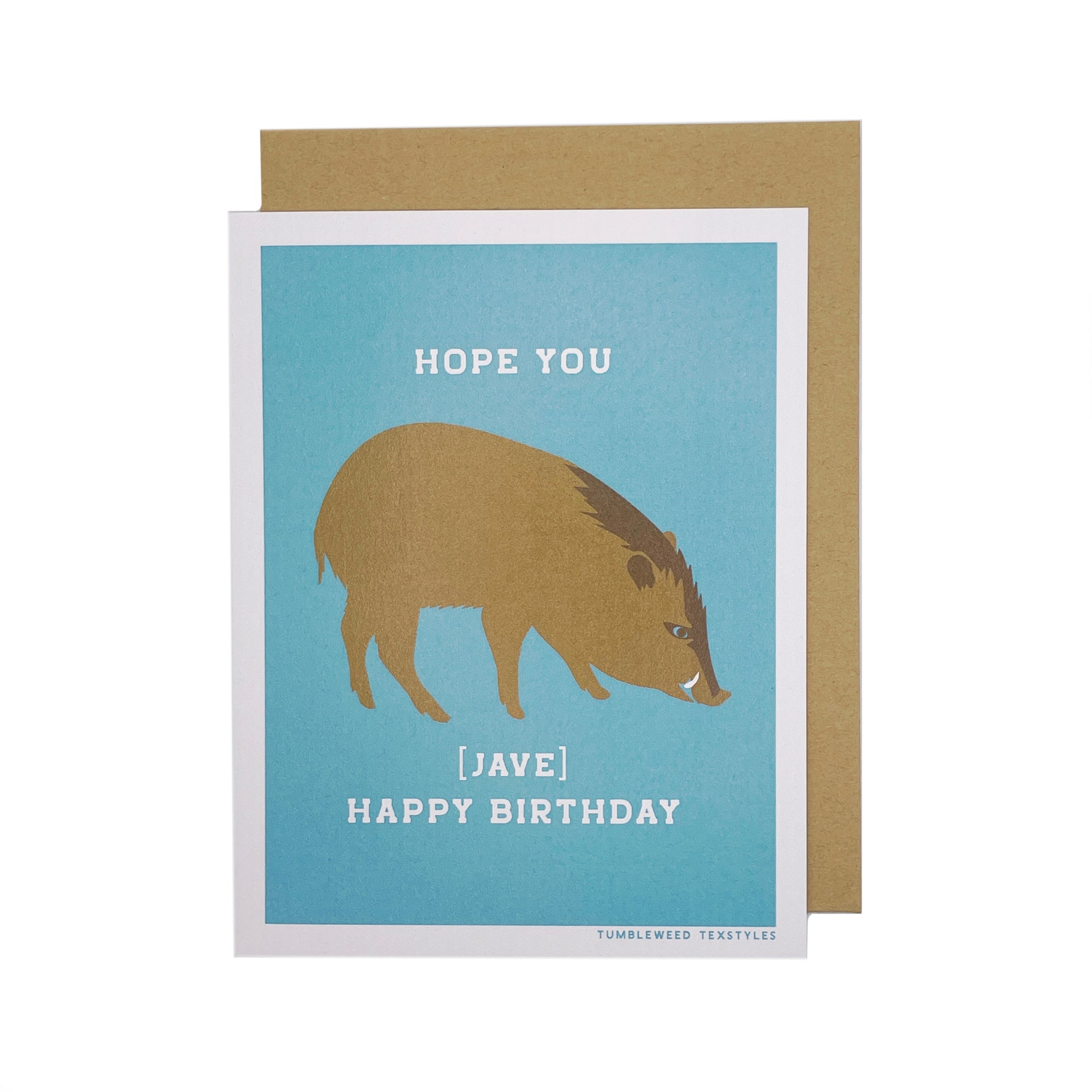 Greeting Card - Jave Happy Birthday