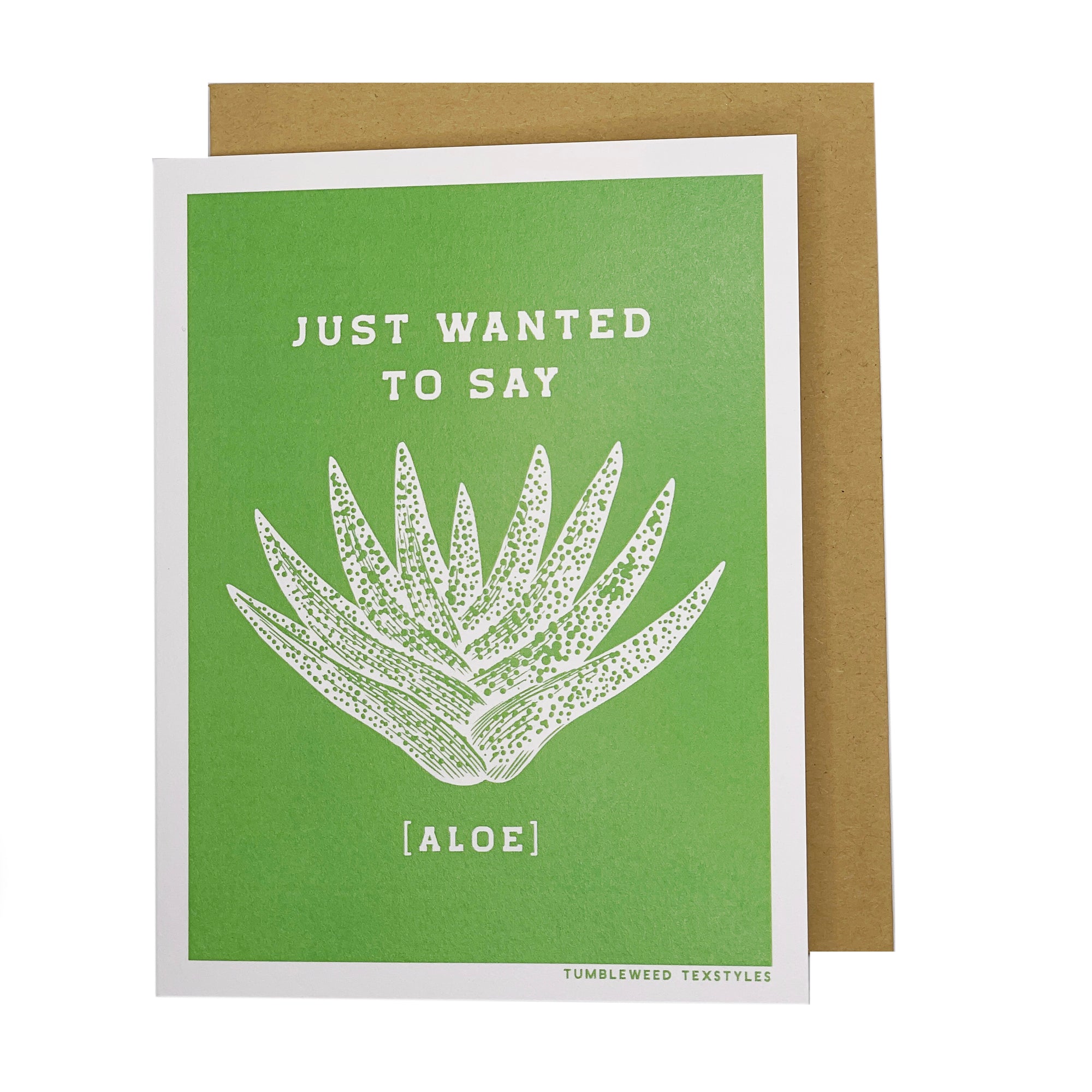 Greeting Card -  Aloe