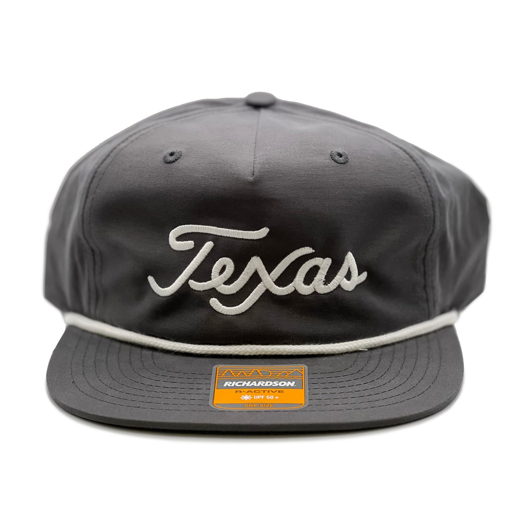 Script Texas Hat (Charcoal/White)