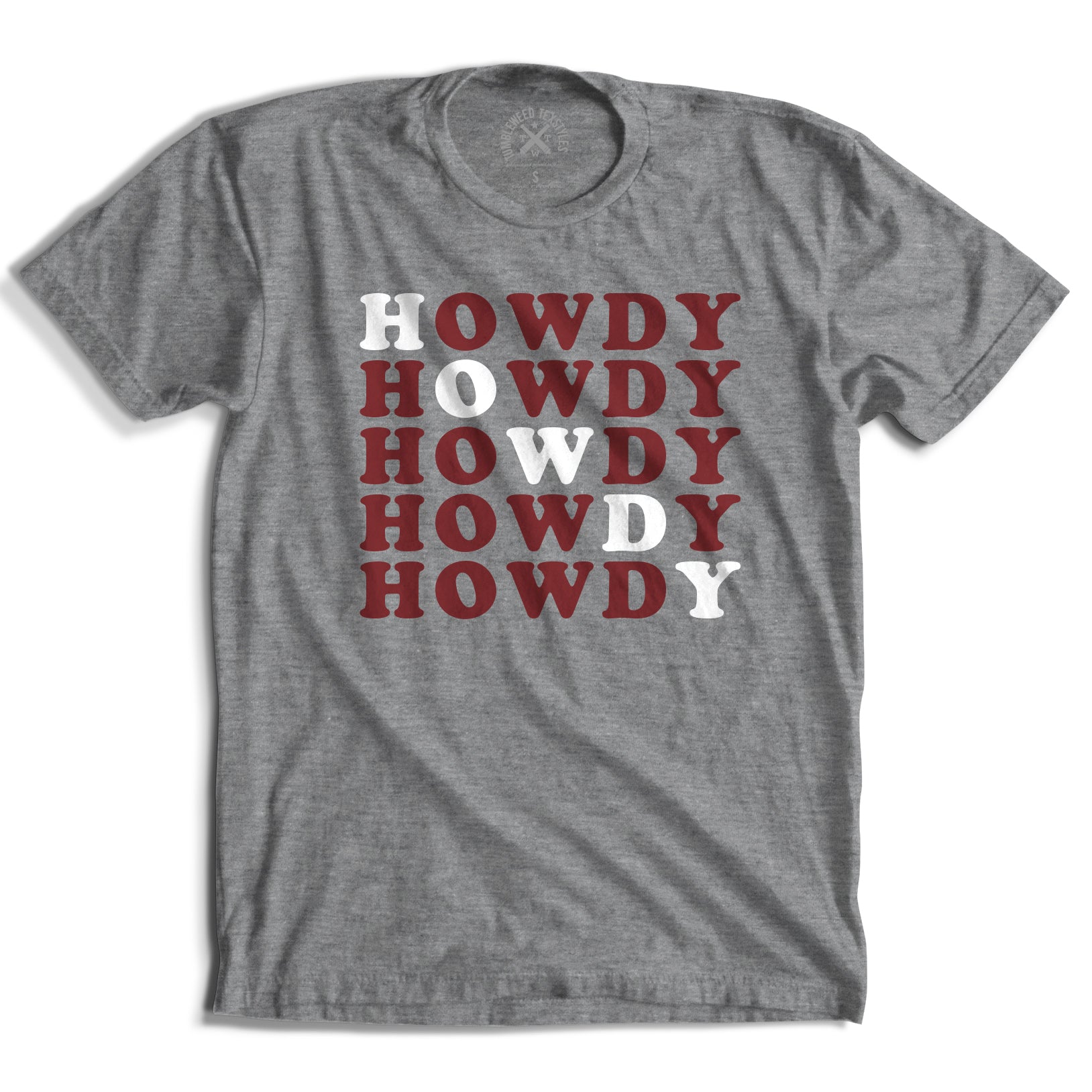 Howdy X 5 T-Shirt (Gray)