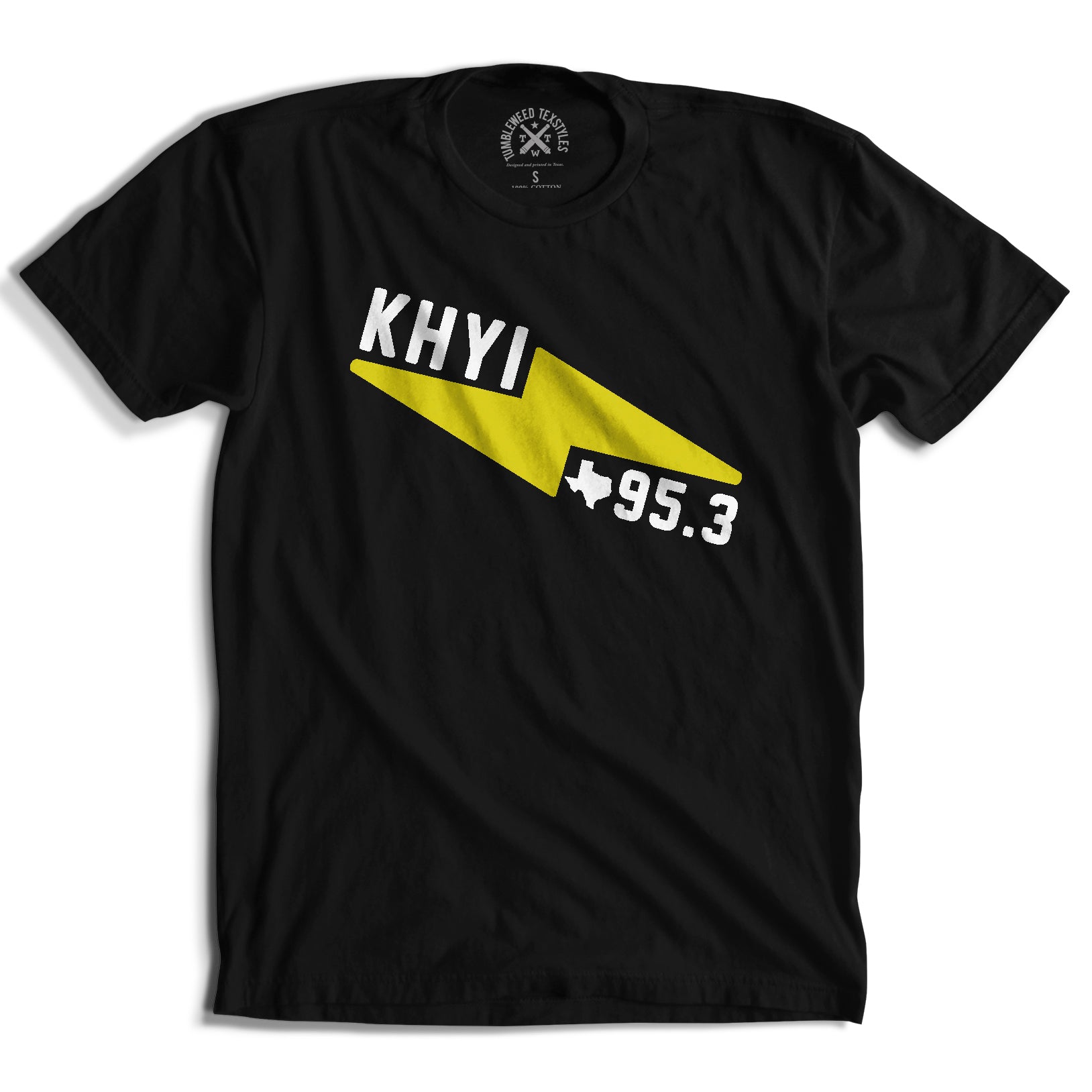 95.3 KHYI "The Range" Bolt T-Shirt (Black)