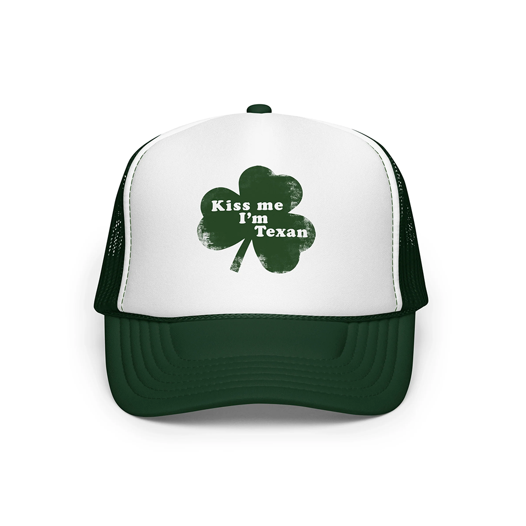 Kiss Me I'm Texan Foam Trucker Hat (3 Colors)