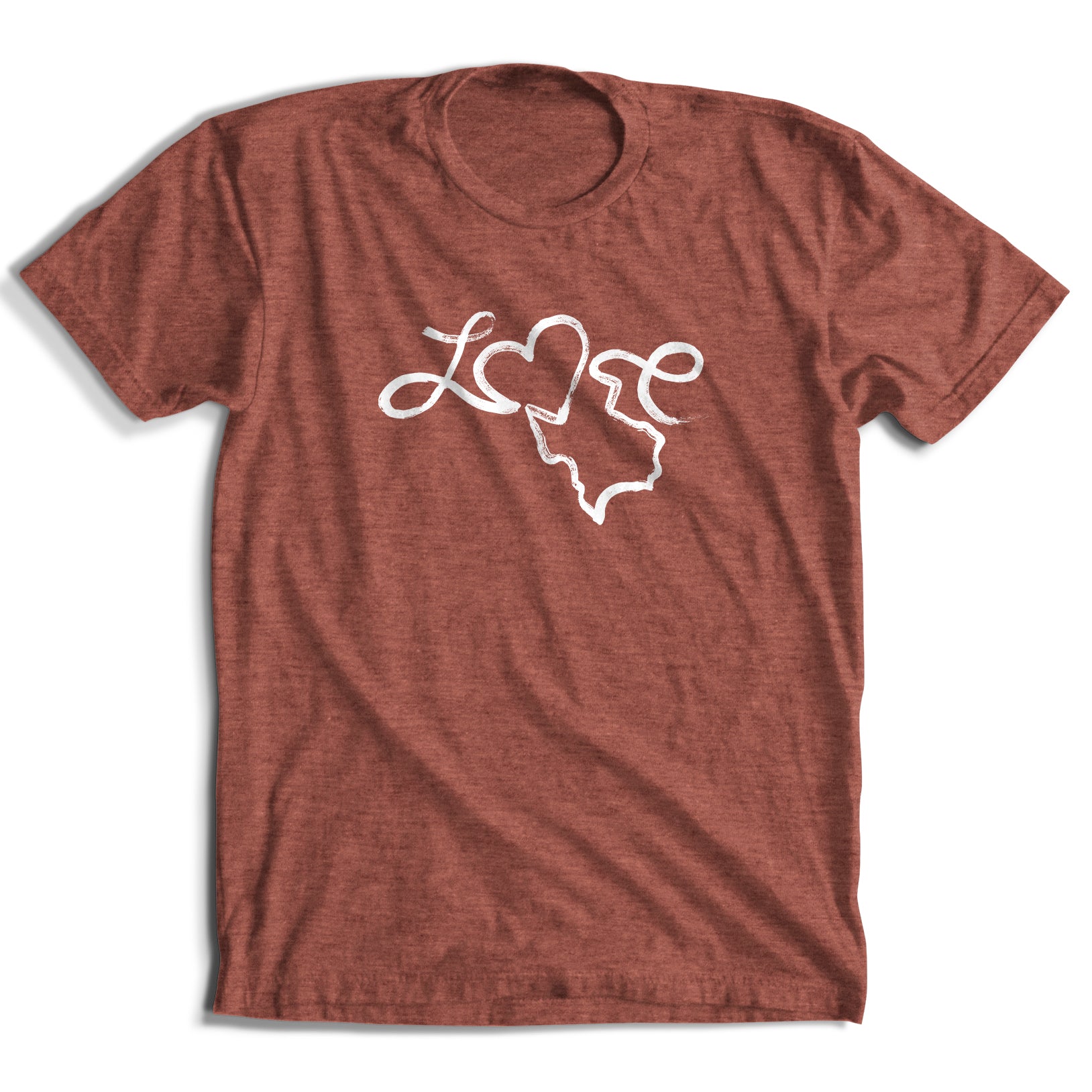 Love Script w/ white Ink T-Shirt (4 Colors)