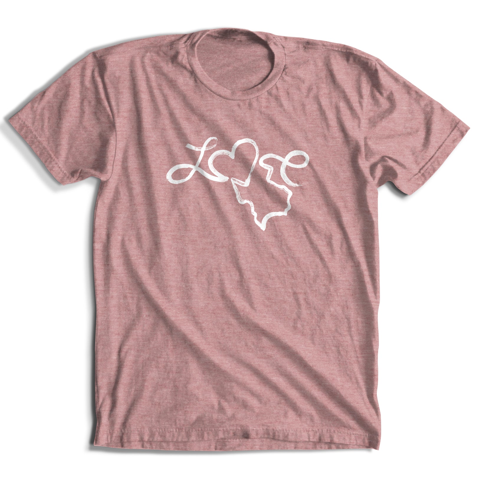 Love Script w/ white Ink T-Shirt (4 Colors)