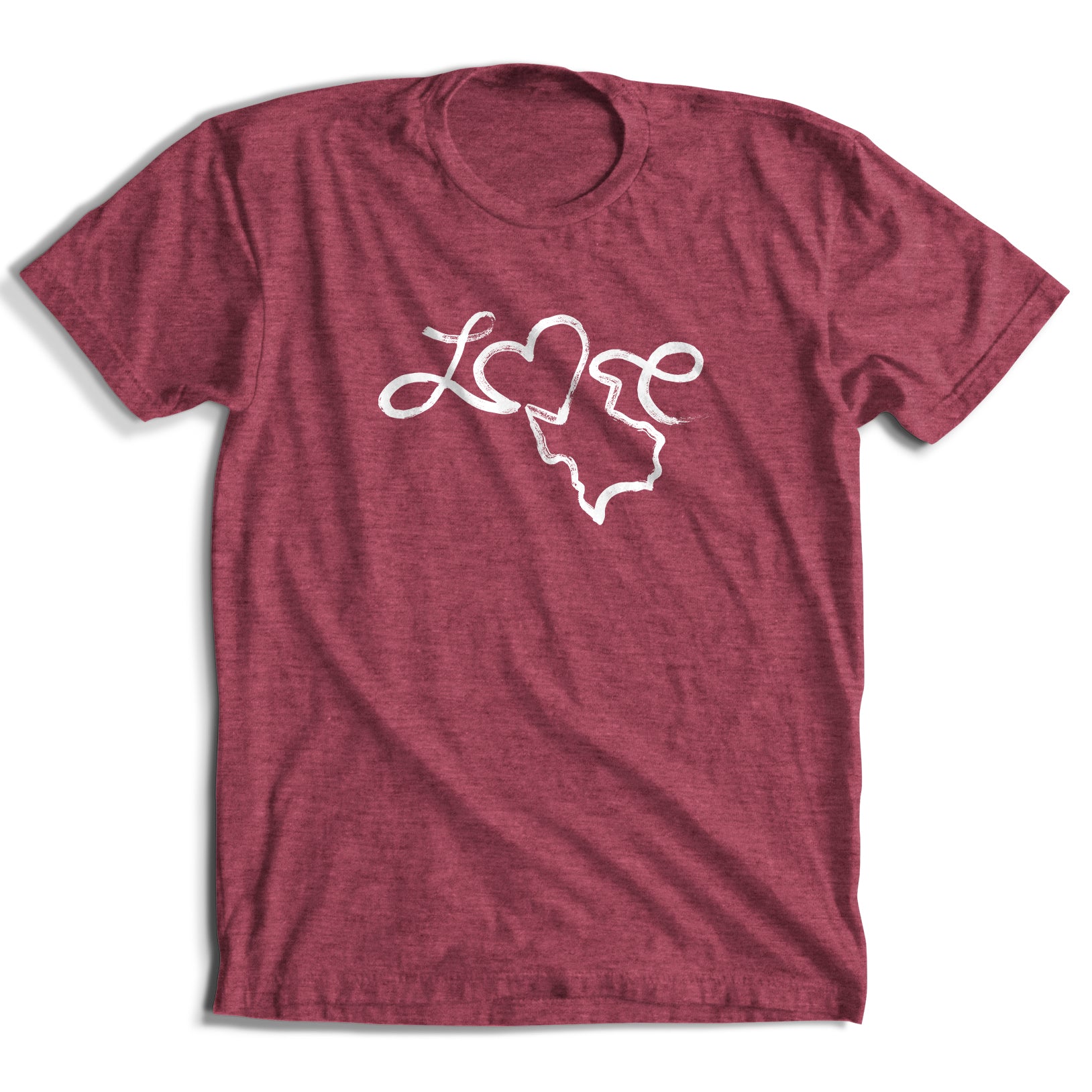 Love Script w/ white Ink T-Shirt (4 Colors)