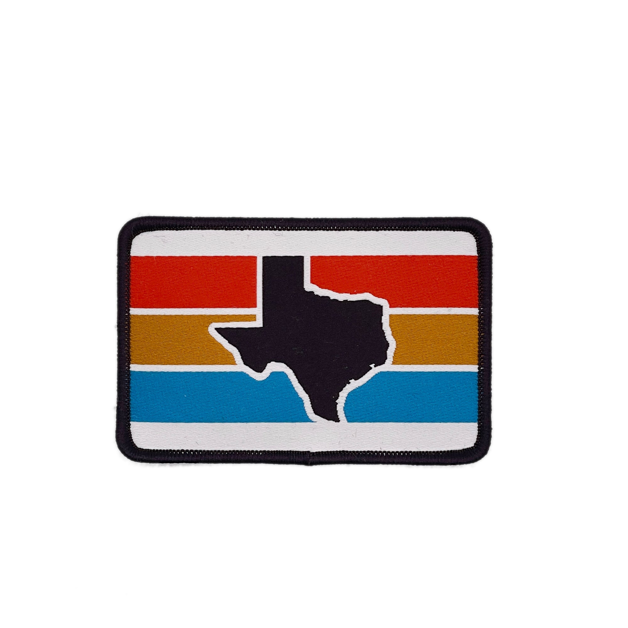 Texas Stripes Retro Patch