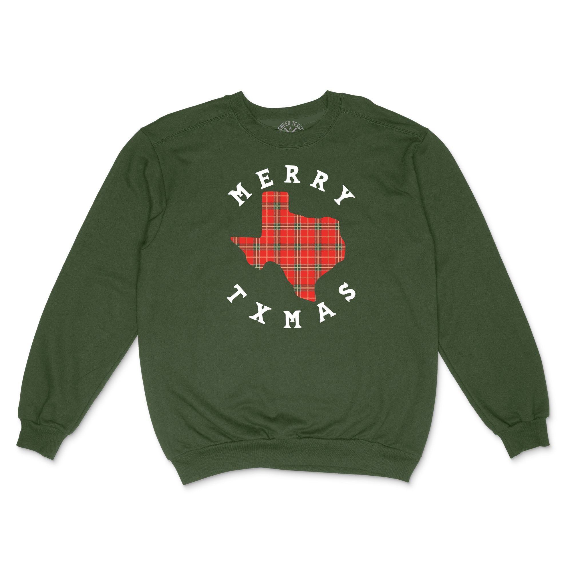 Plaid Merry TXMAS Sweatshirt