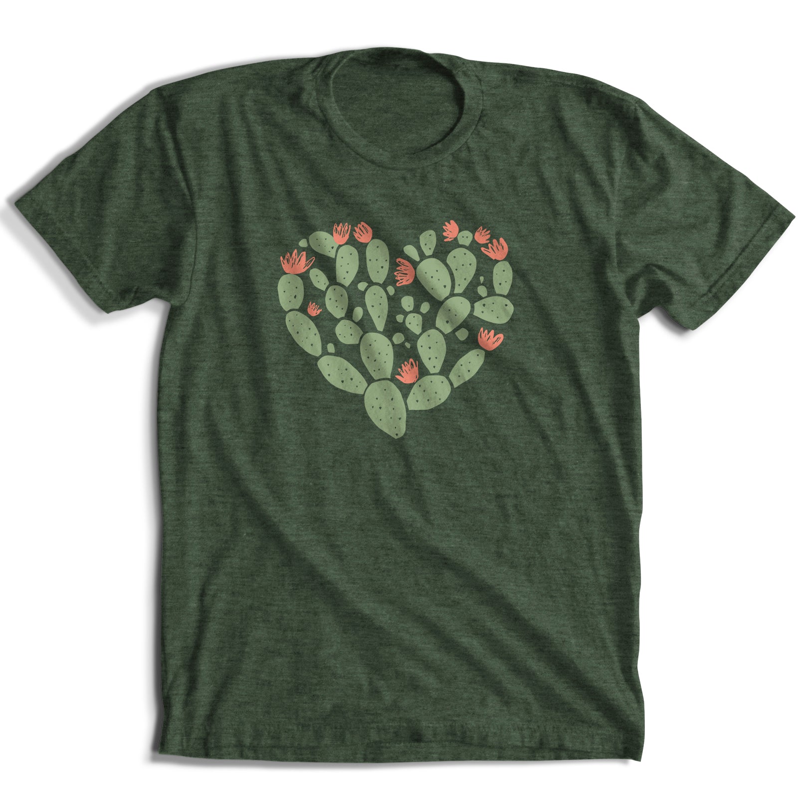 Prickly Pear Heart T-Shirt (5 Colors)