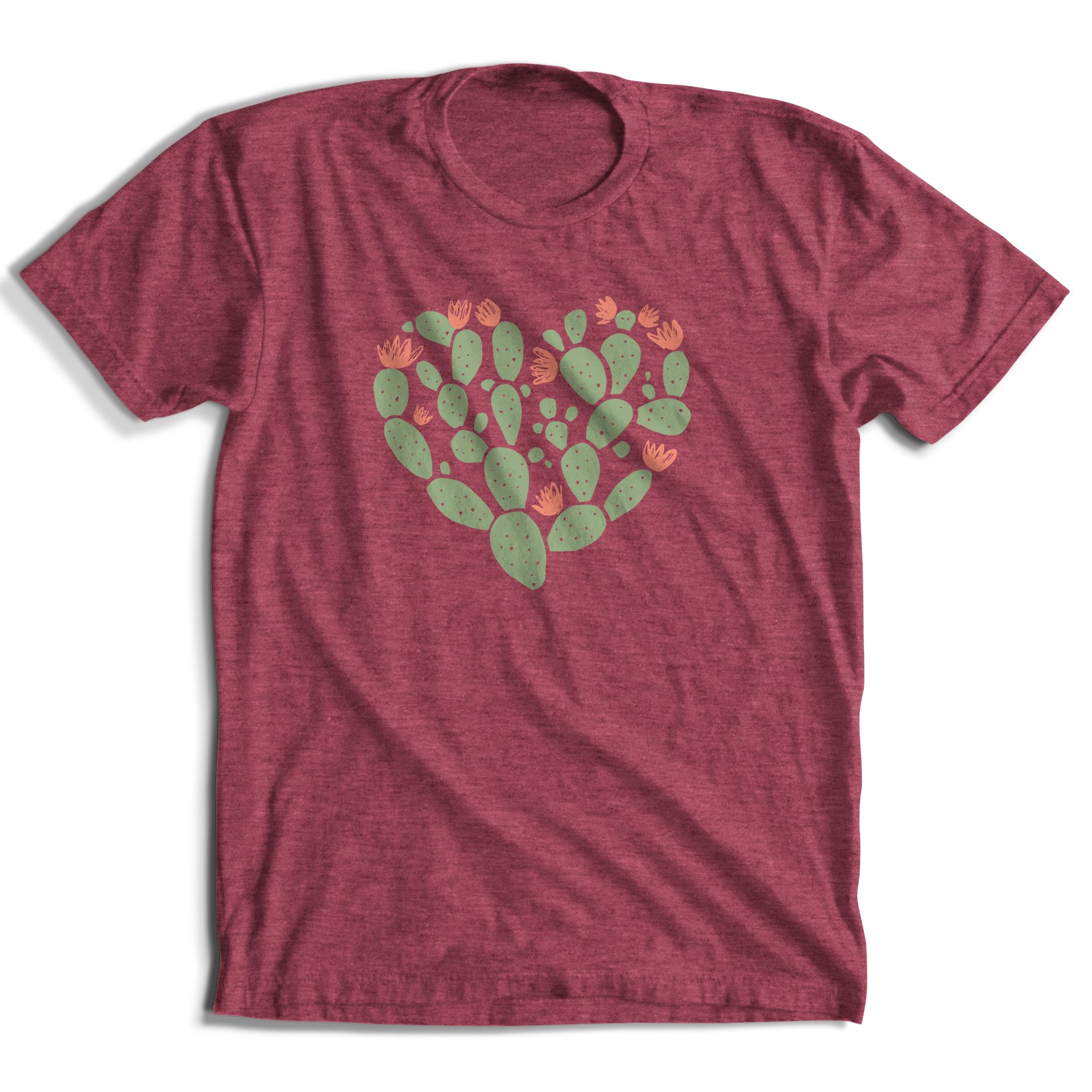 Prickly Pear Heart T-Shirt (5 Colors)
