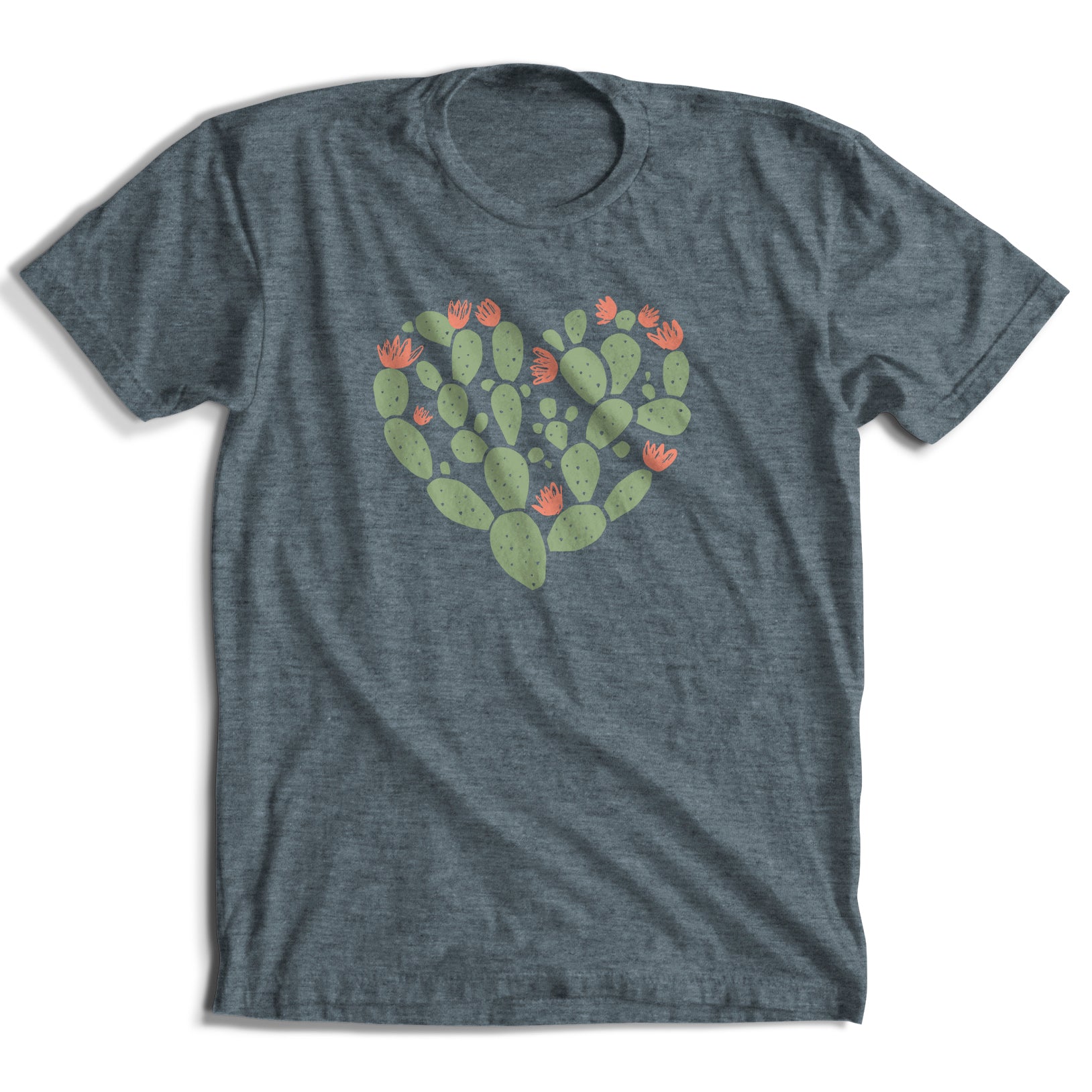 Prickly Pear Heart T-Shirt (5 Colors)