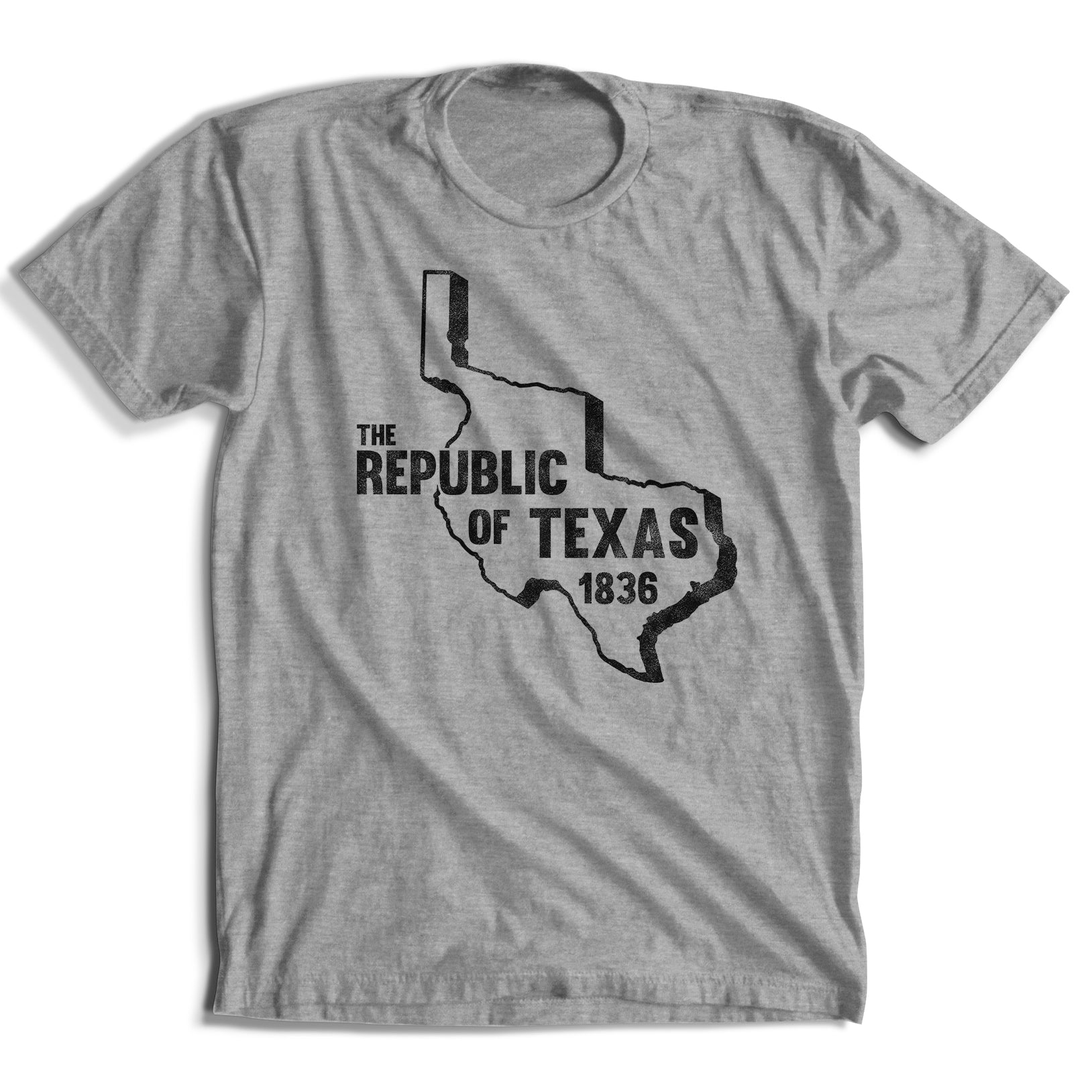 The Republic of Texas 1836 w/ Black ink T-Shirt (5 Colors)