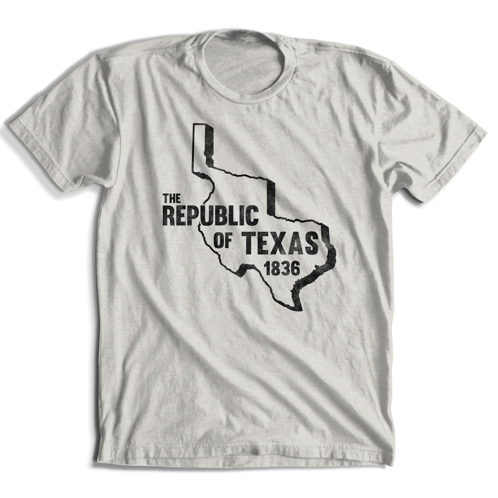 The Republic of Texas 1836 w/ Black ink T-Shirt (5 Colors)