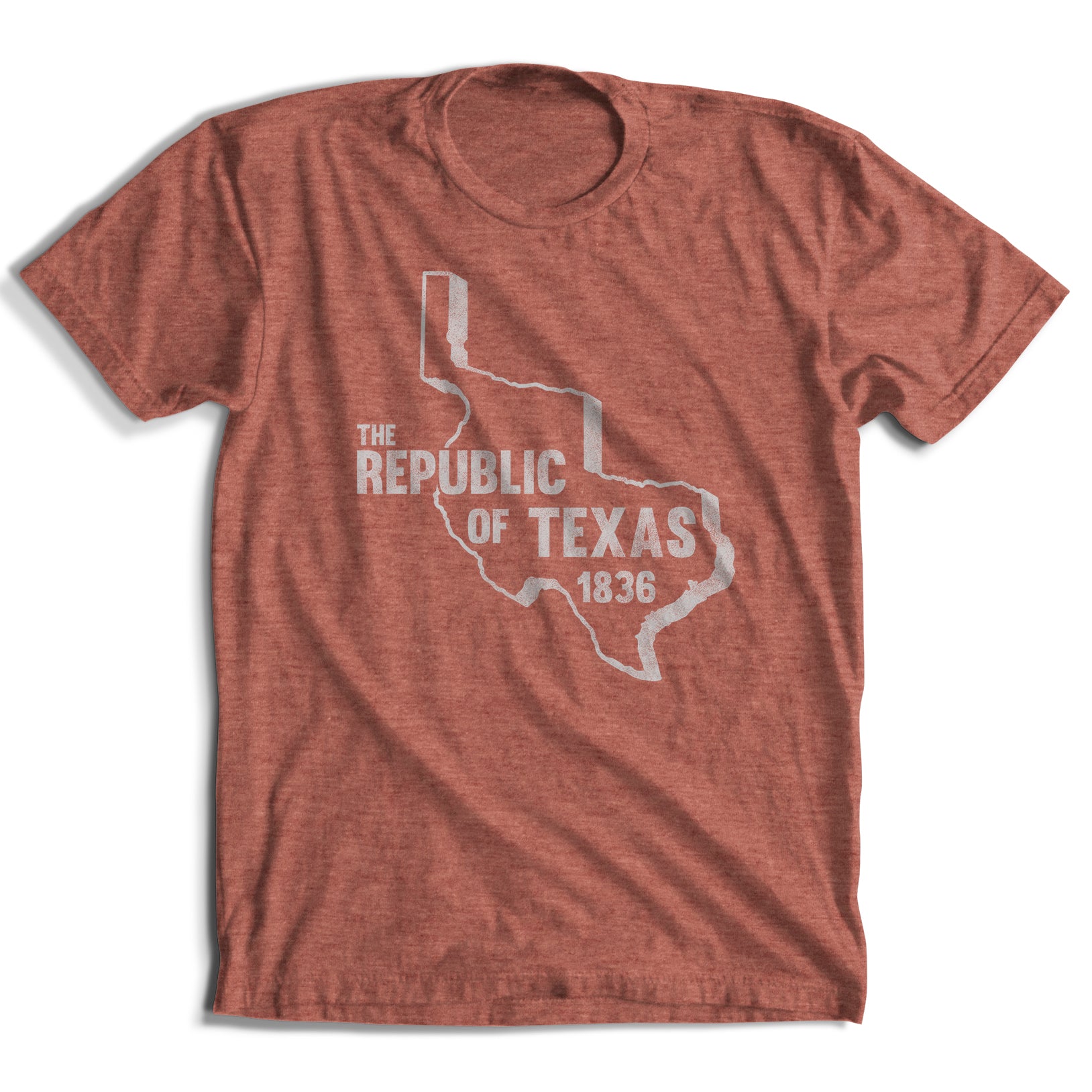 The Republic of Texas 1836 w/ Light ink T-Shirt (5 Colors)