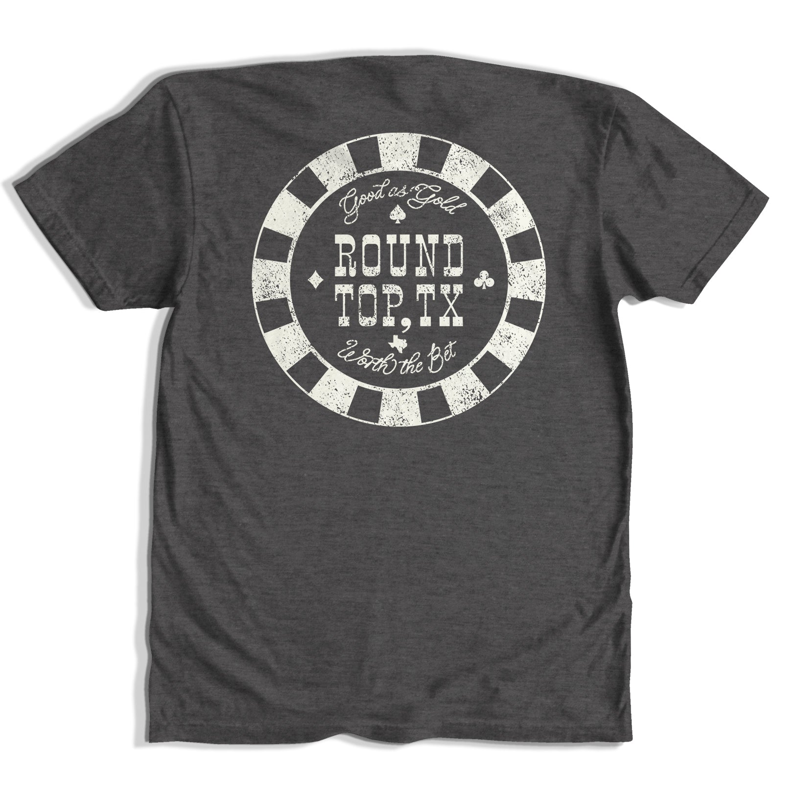 Round Top Poker Chip T-Shirt (6 Colors)
