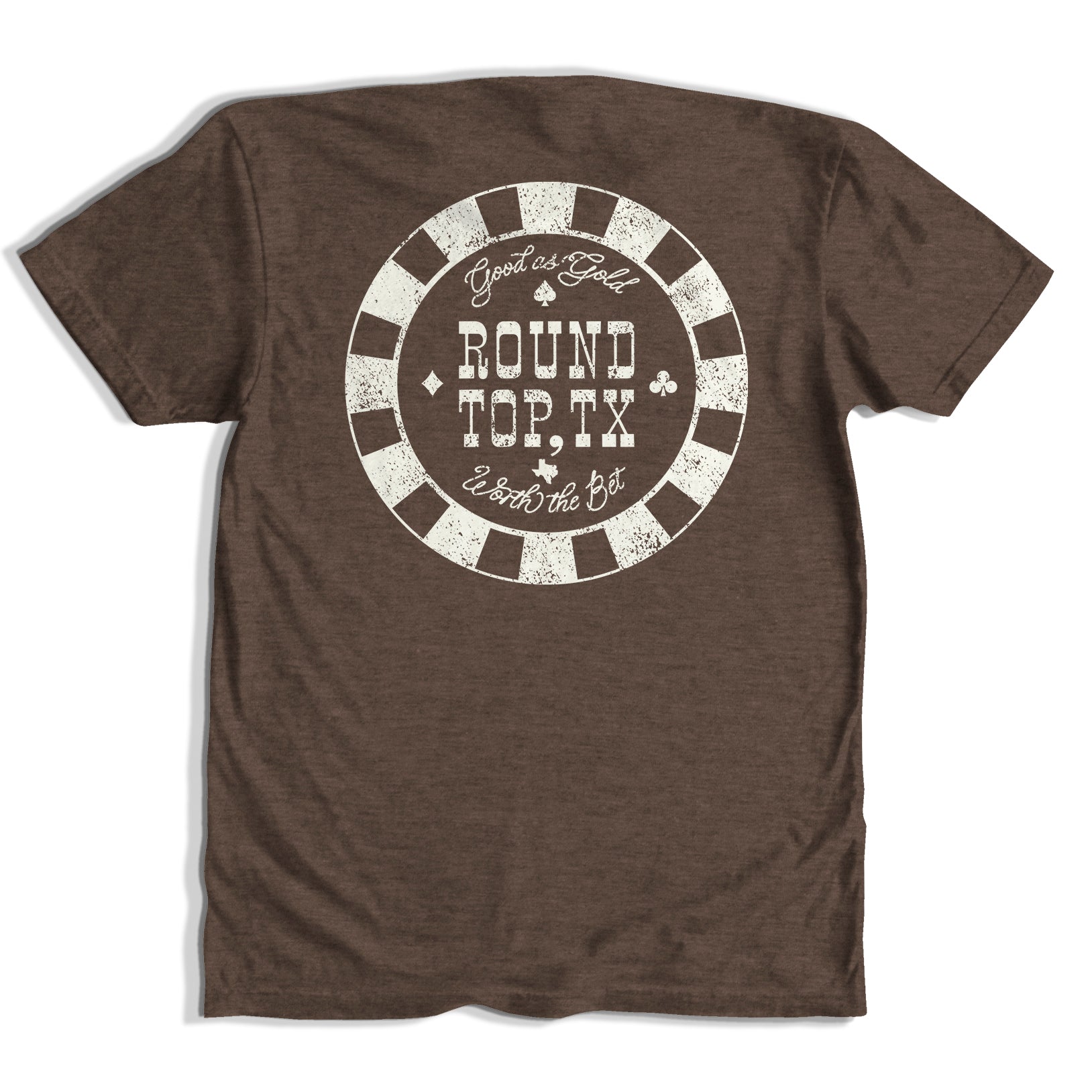 Round Top Poker Chip T-Shirt (6 Colors)