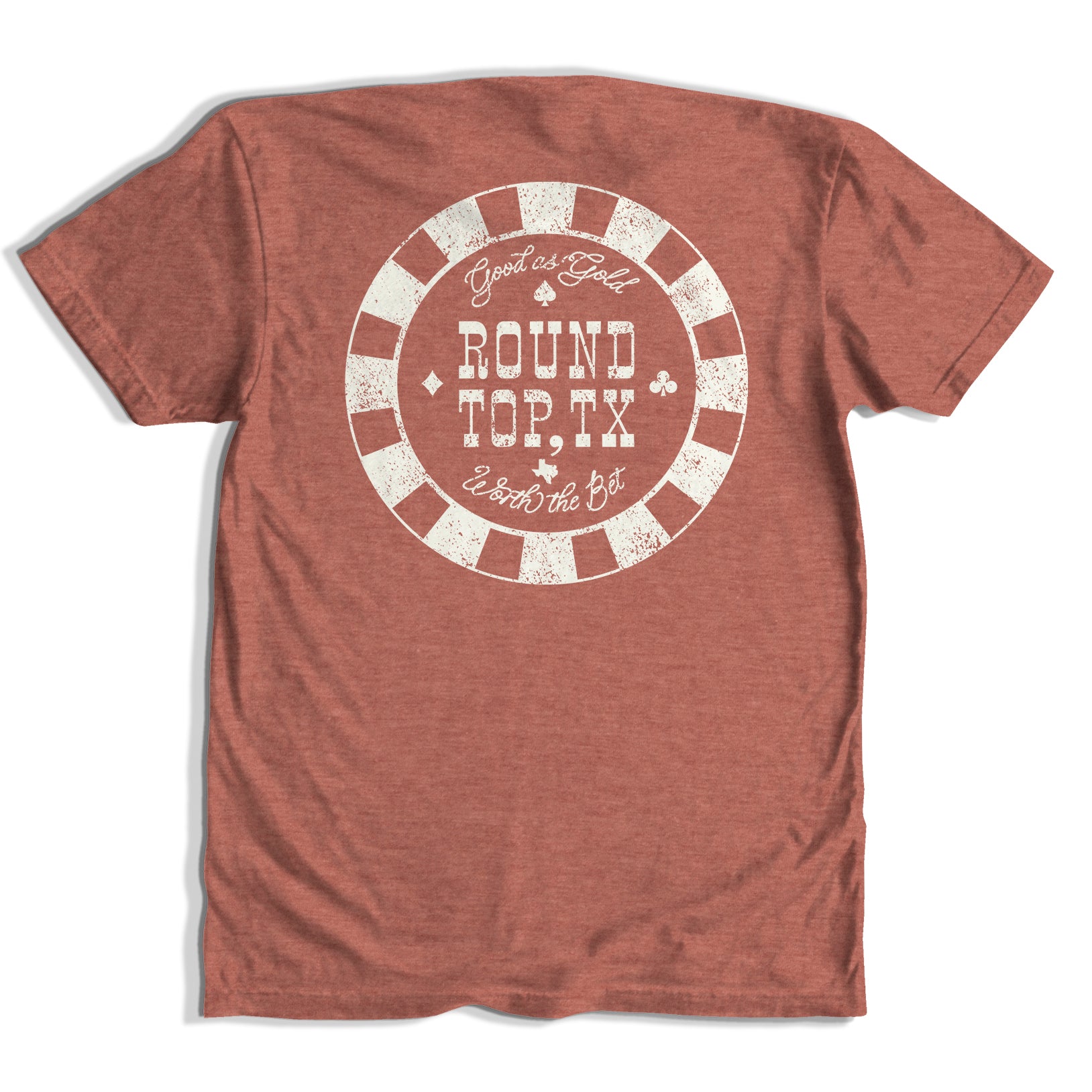 Round Top Poker Chip T-Shirt (6 Colors)