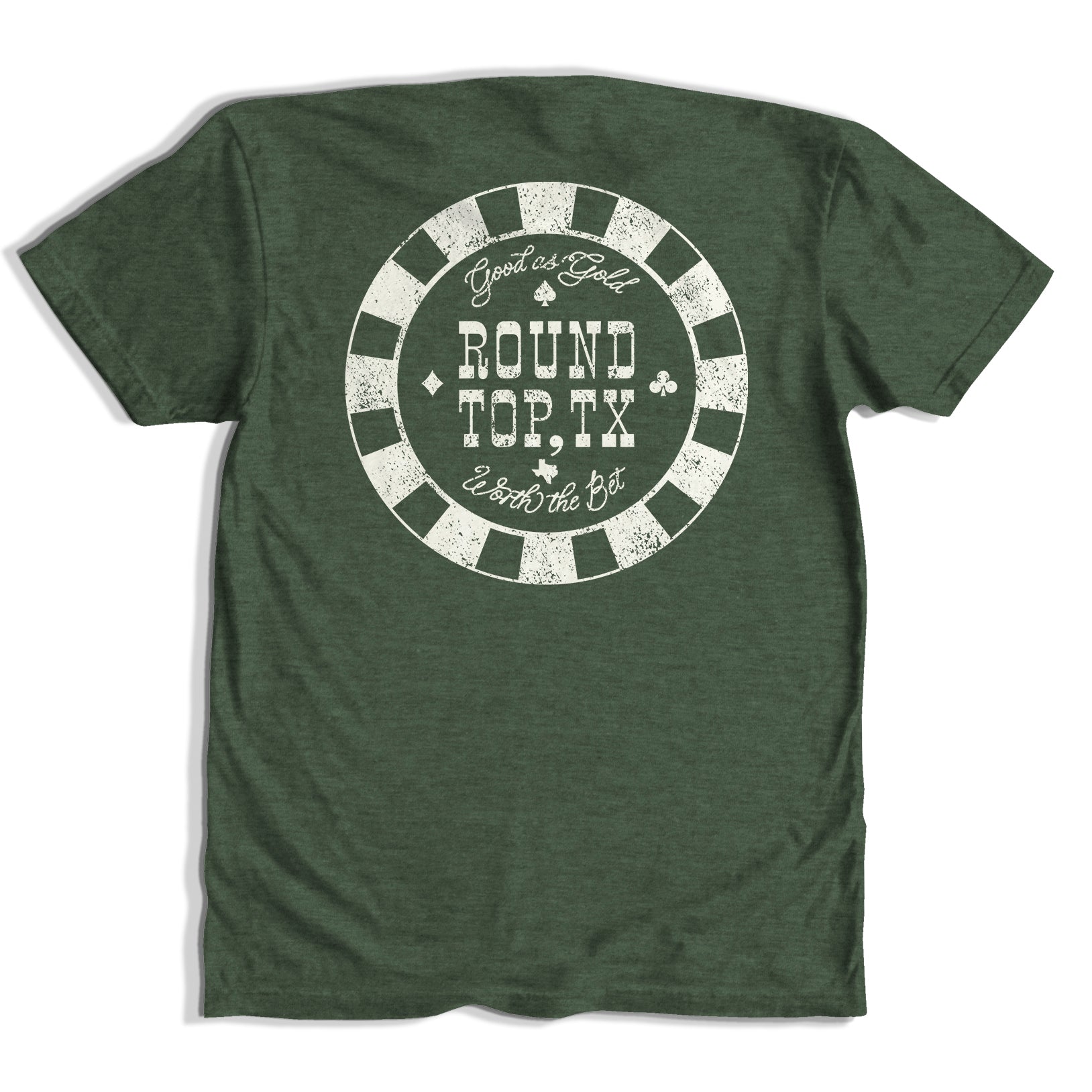 Round Top Poker Chip T-Shirt (6 Colors)