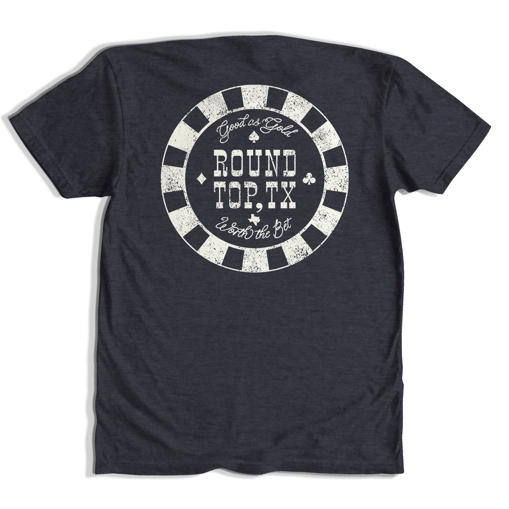Round Top Poker Chip T-Shirt (6 Colors)
