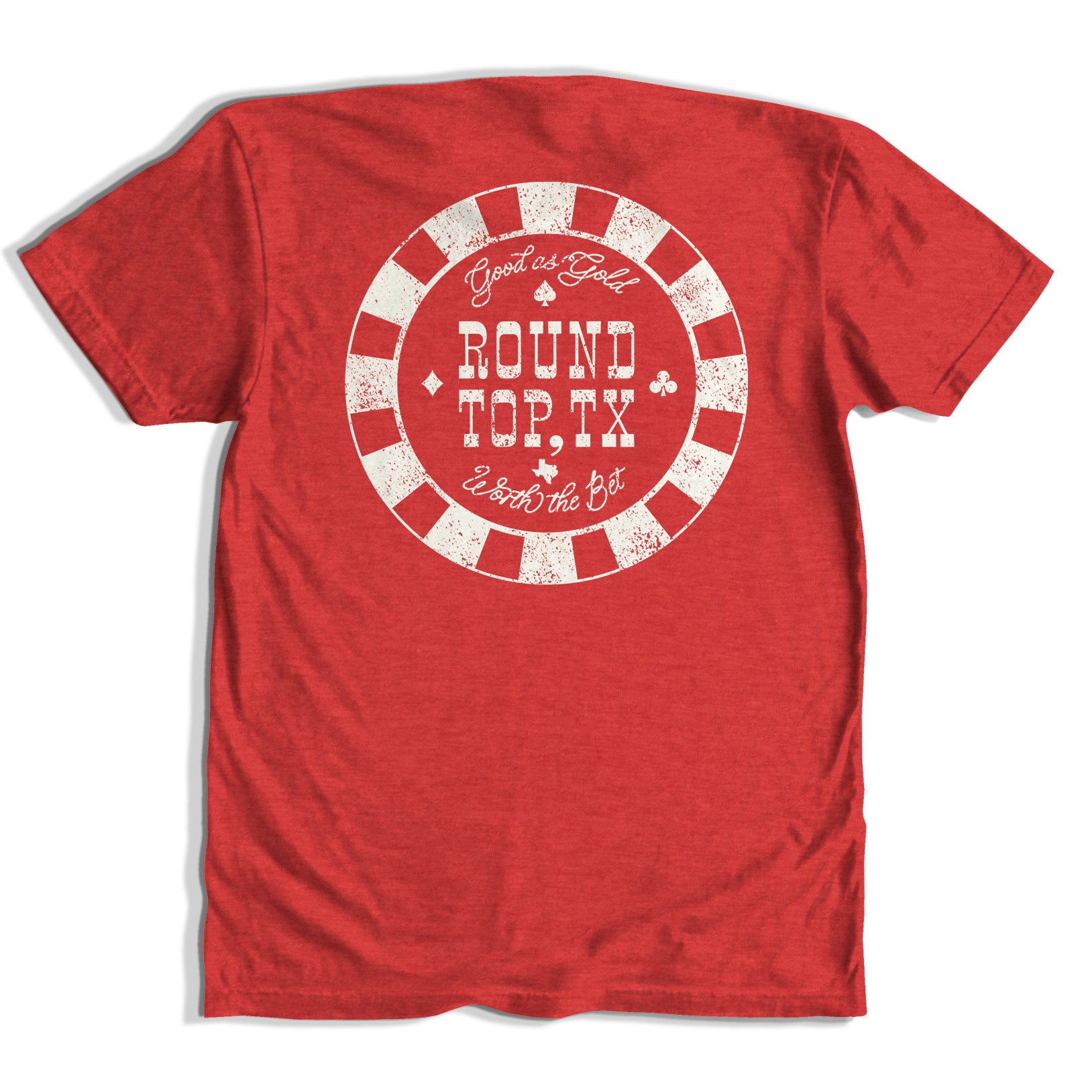 Round Top Poker Chip T-Shirt (6 Colors)