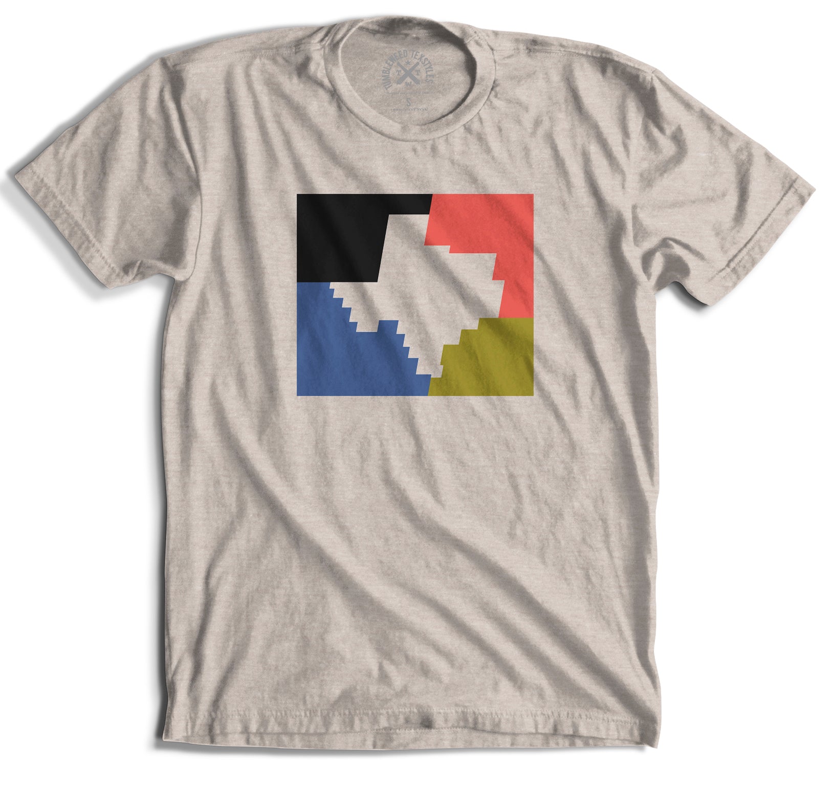 Retro Patchwork Texas T-Shirt