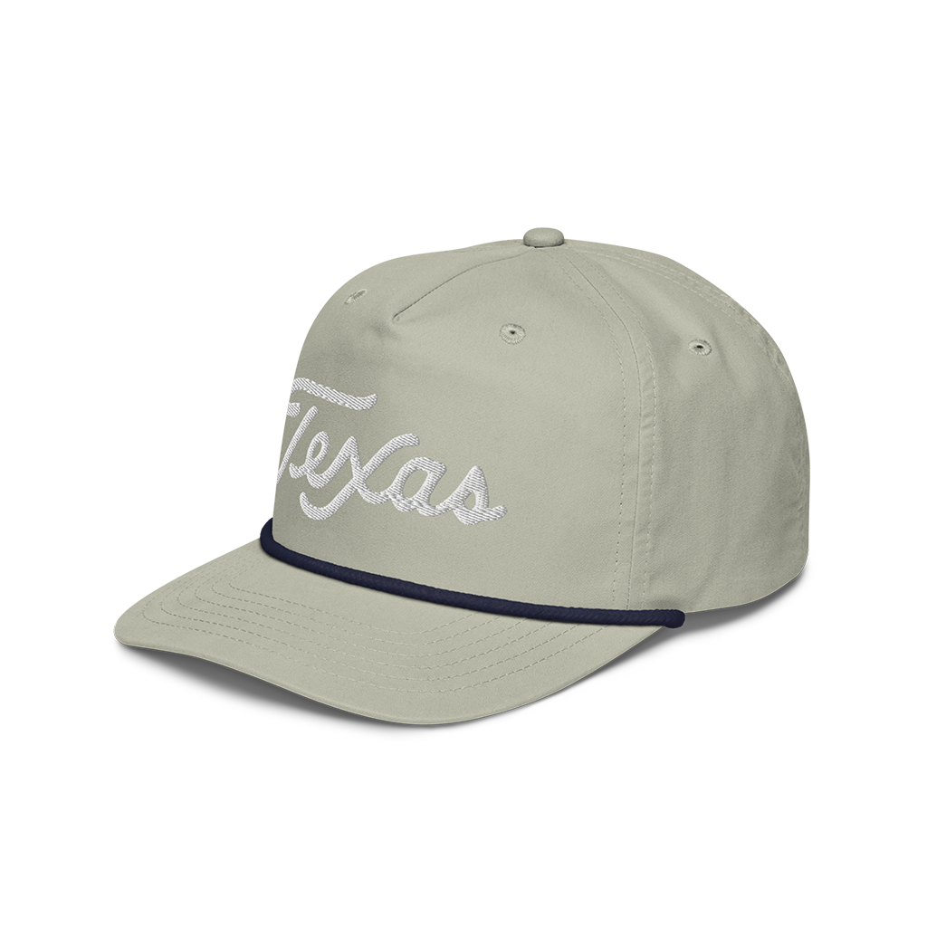 Texas Script Golf Rope Hat (4 Colors)
