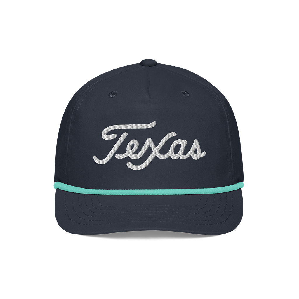 Texas Script Golf Rope Hat (4 Colors)