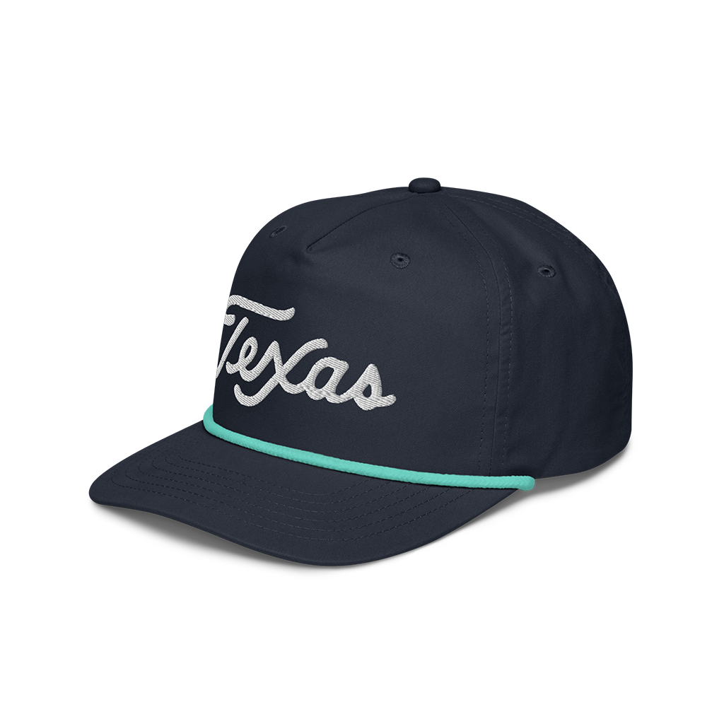 Texas Script Golf Rope Hat (4 Colors)