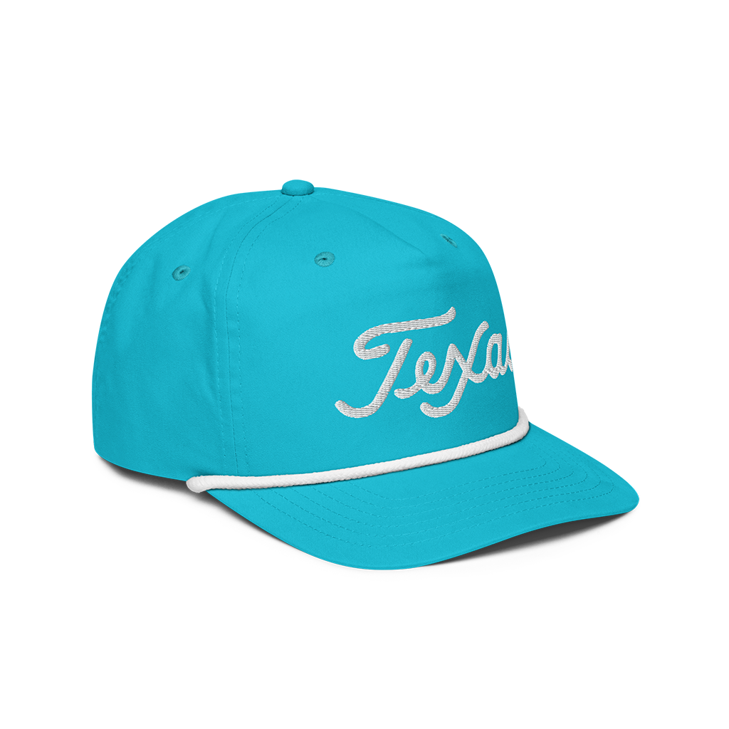 Texas Script Golf Rope Hat (4 Colors)