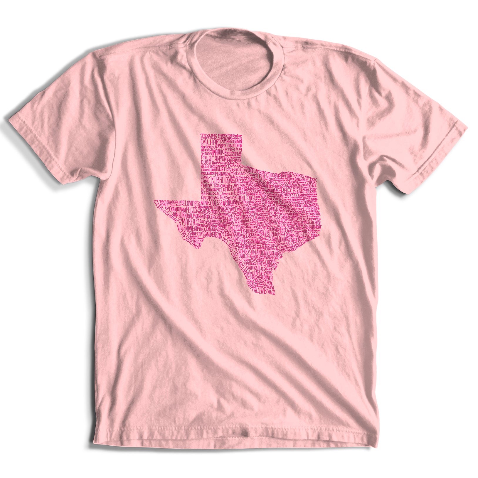 Texas Towns T-Shirt (5 Color Options)