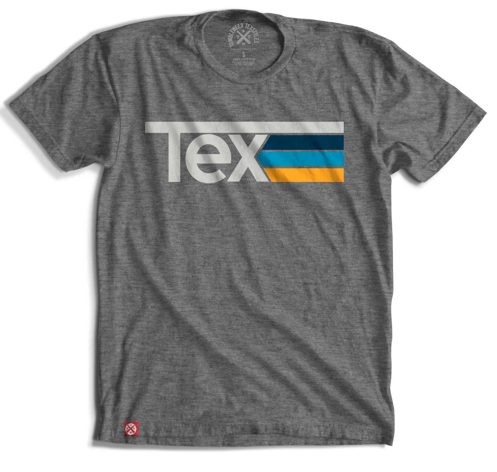 Tex Stripe Gray T-Shirt
