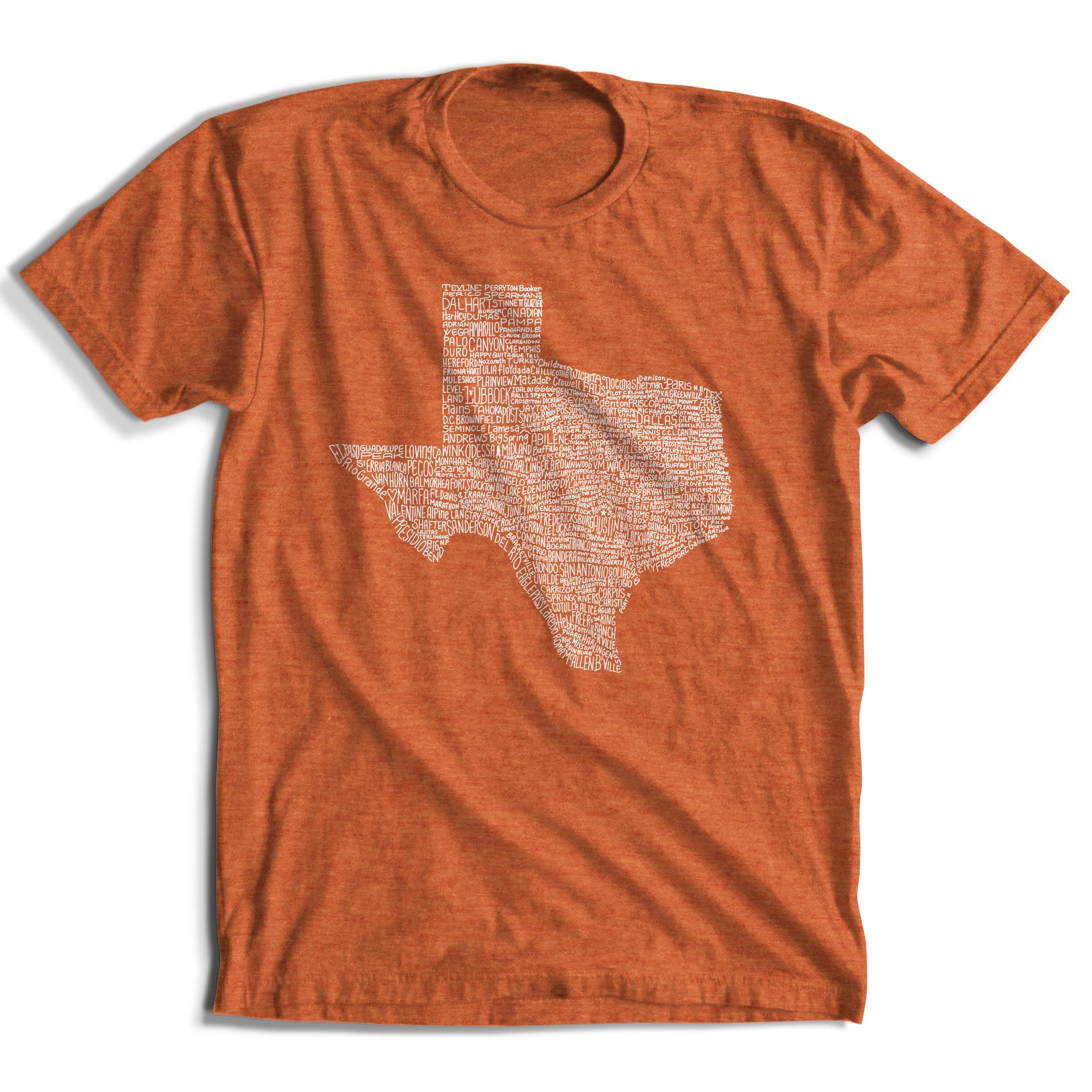 Texas Towns T-Shirt (11 Color Options)
