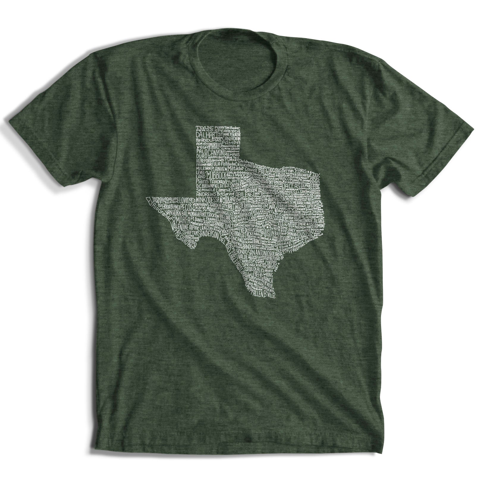 Texas Towns T-Shirt (11 Color Options)