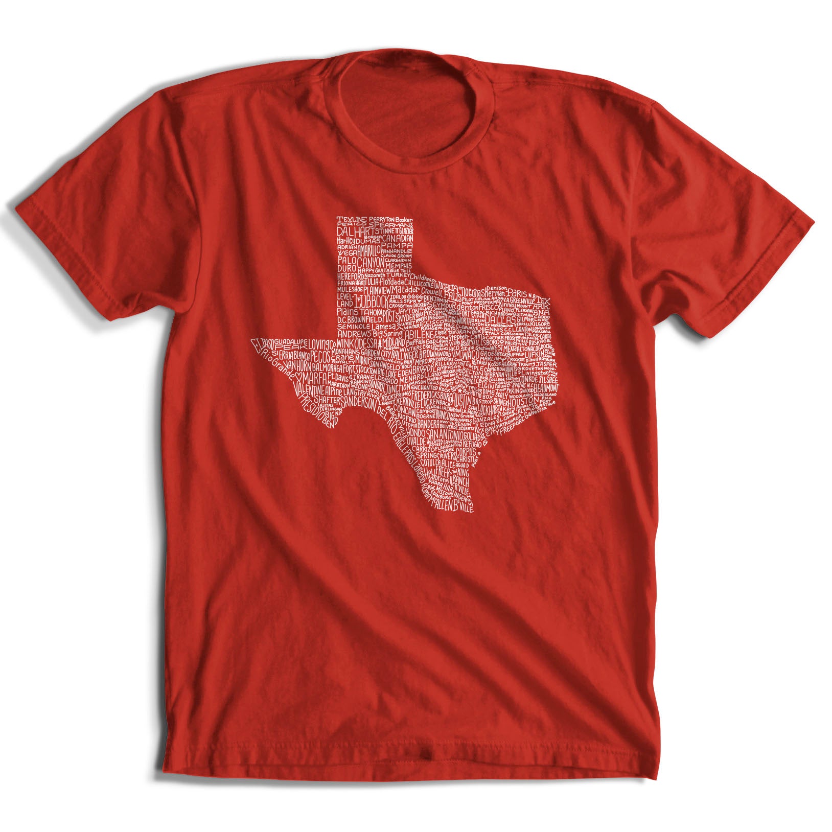 Texas Towns T-Shirt (11 Color Options)