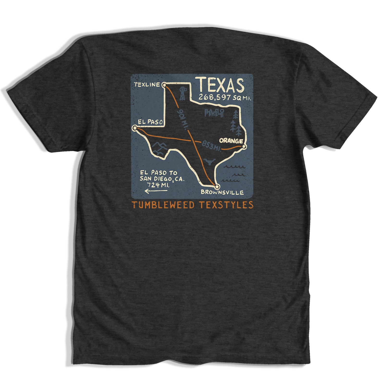 Roadtrip Texas T-Shirt (3 Color Options)