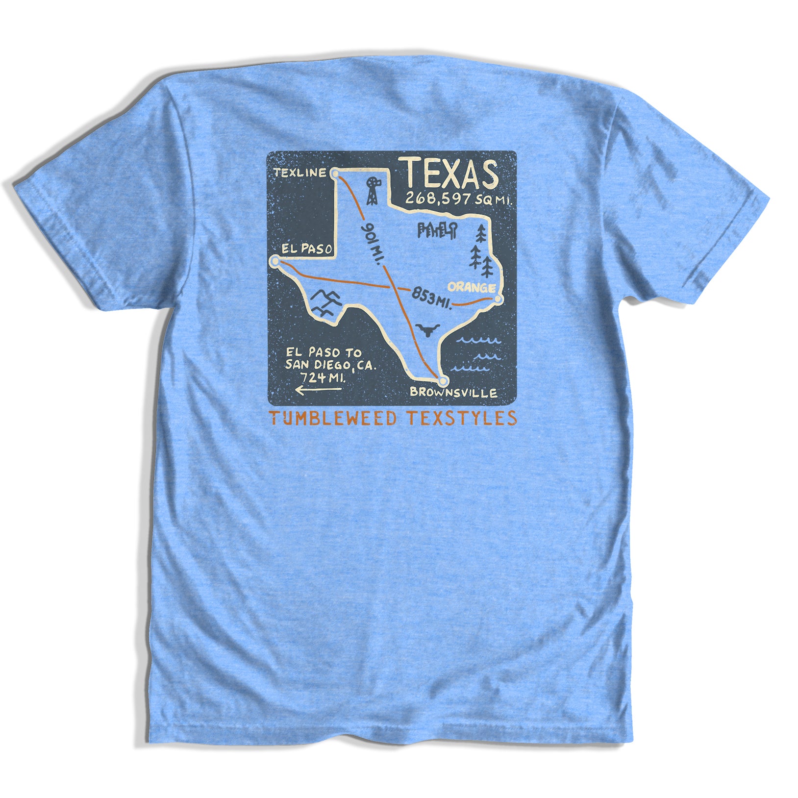 Roadtrip Texas T-Shirt (3 Color Options)