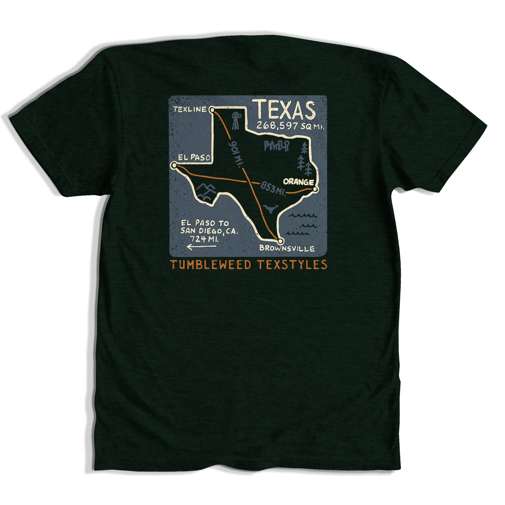 Roadtrip Texas T-Shirt (3 Color Options)