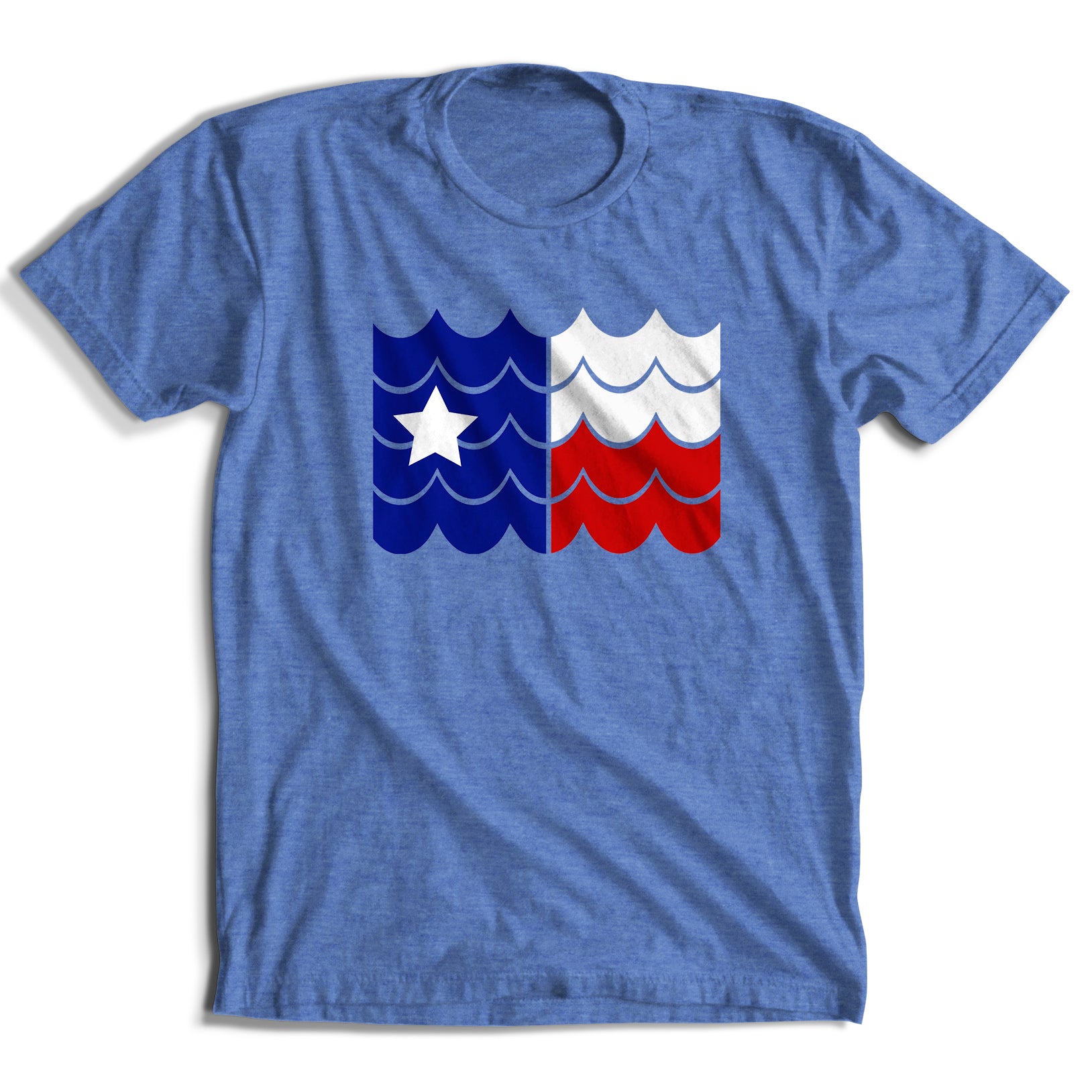Beach Waves Flag T-Shirt