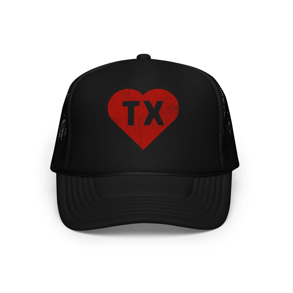 Heart of TX Foam Trucker Hat (3 Colors)