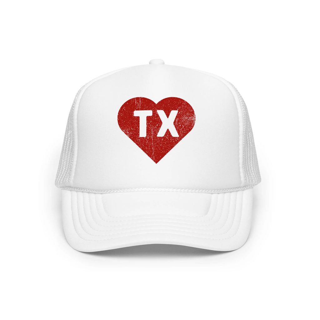 Heart of TX Foam Trucker Hat (3 Colors)