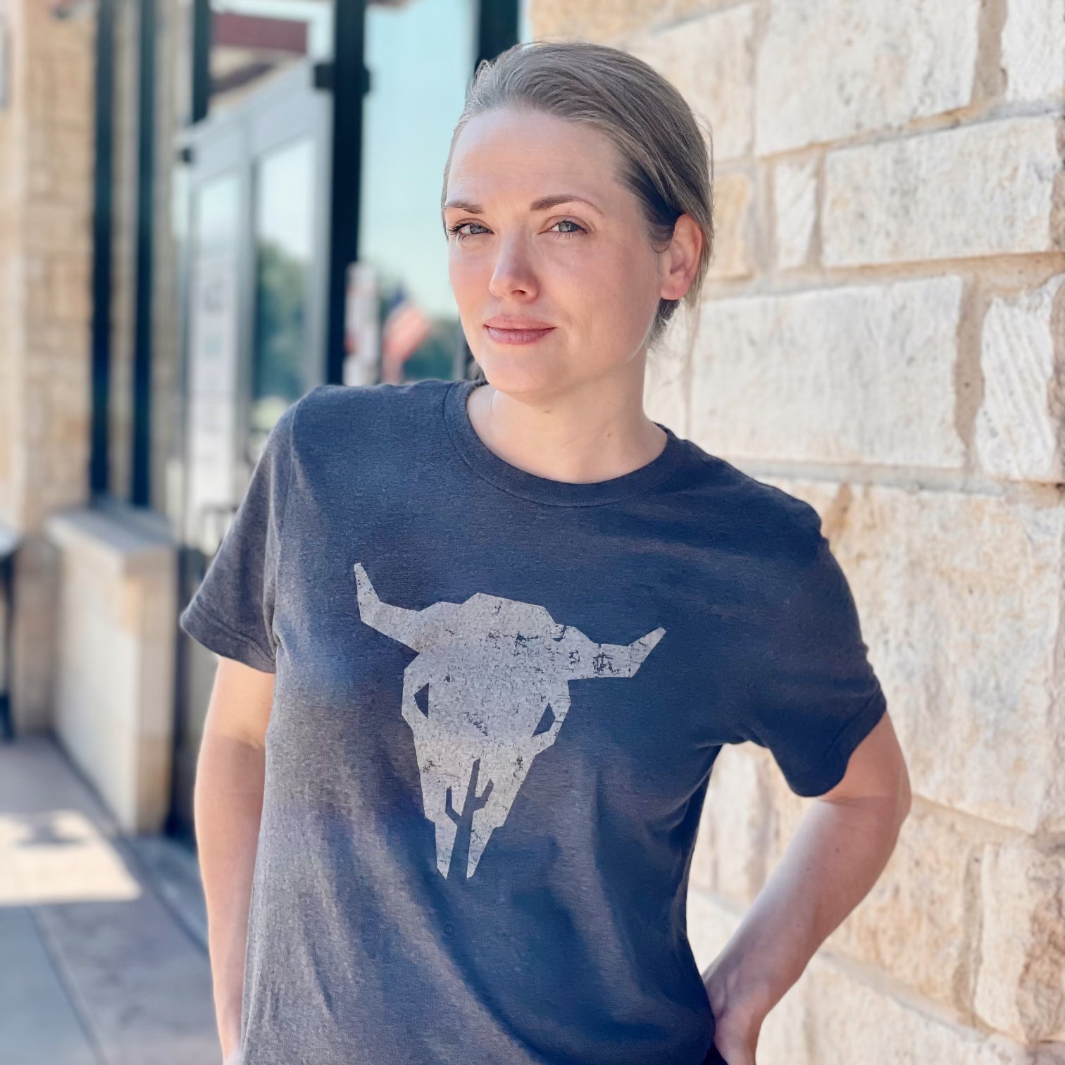 Cactus Cow Skull T-Shirt